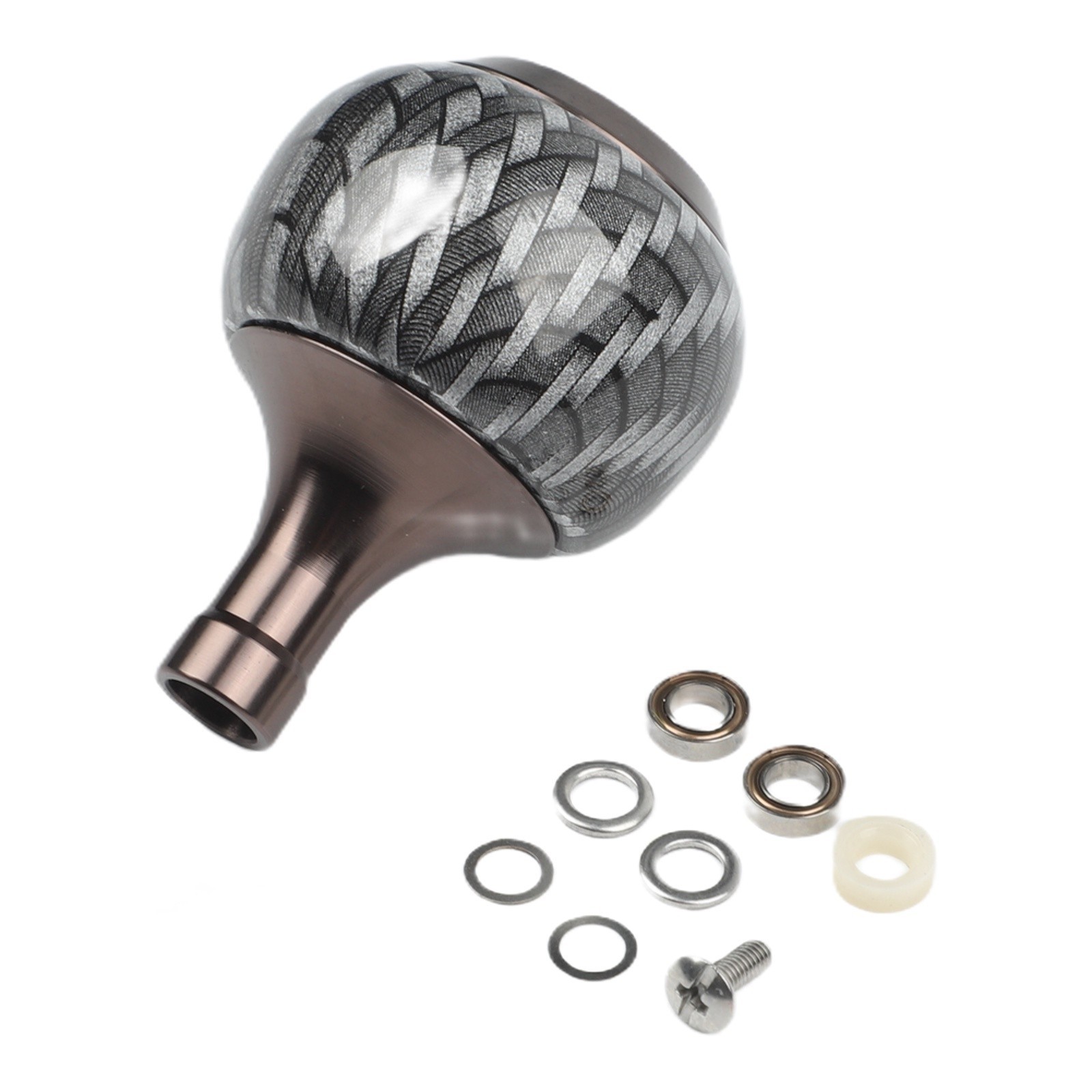 Fishing Reel Grip Ball Knobs for For DAIWA For FUEGO Carbon Fiber and Aluminum