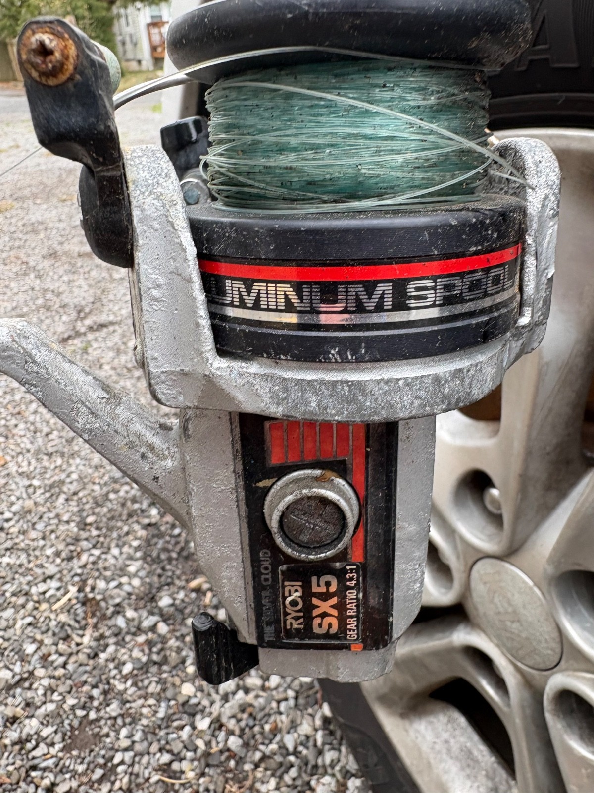 Vintage ryobi sx5 aluminum reel fully functional