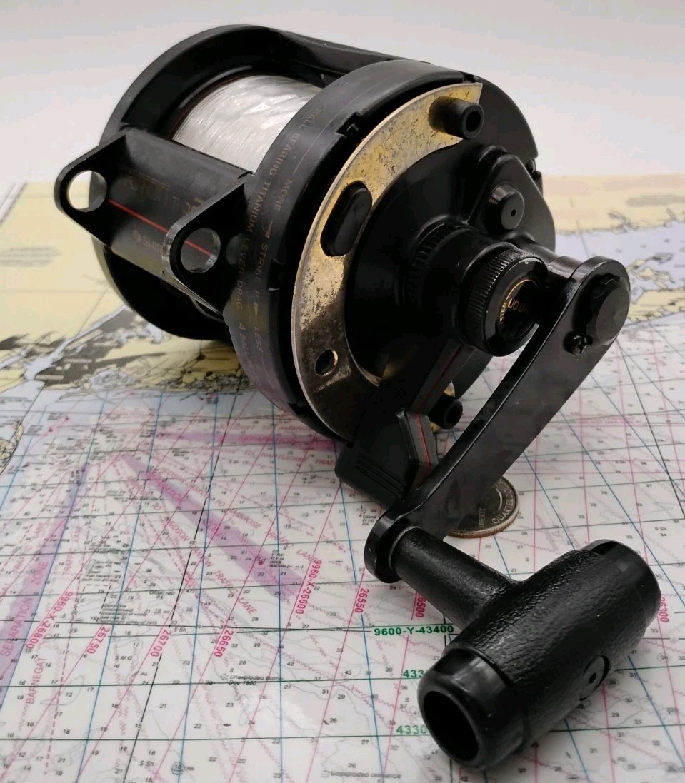 SHIMANO TRITON TLD-20 LEVER-DRAG CONVENTIONAL FISHING REEL *FULLY SPOOLED !!