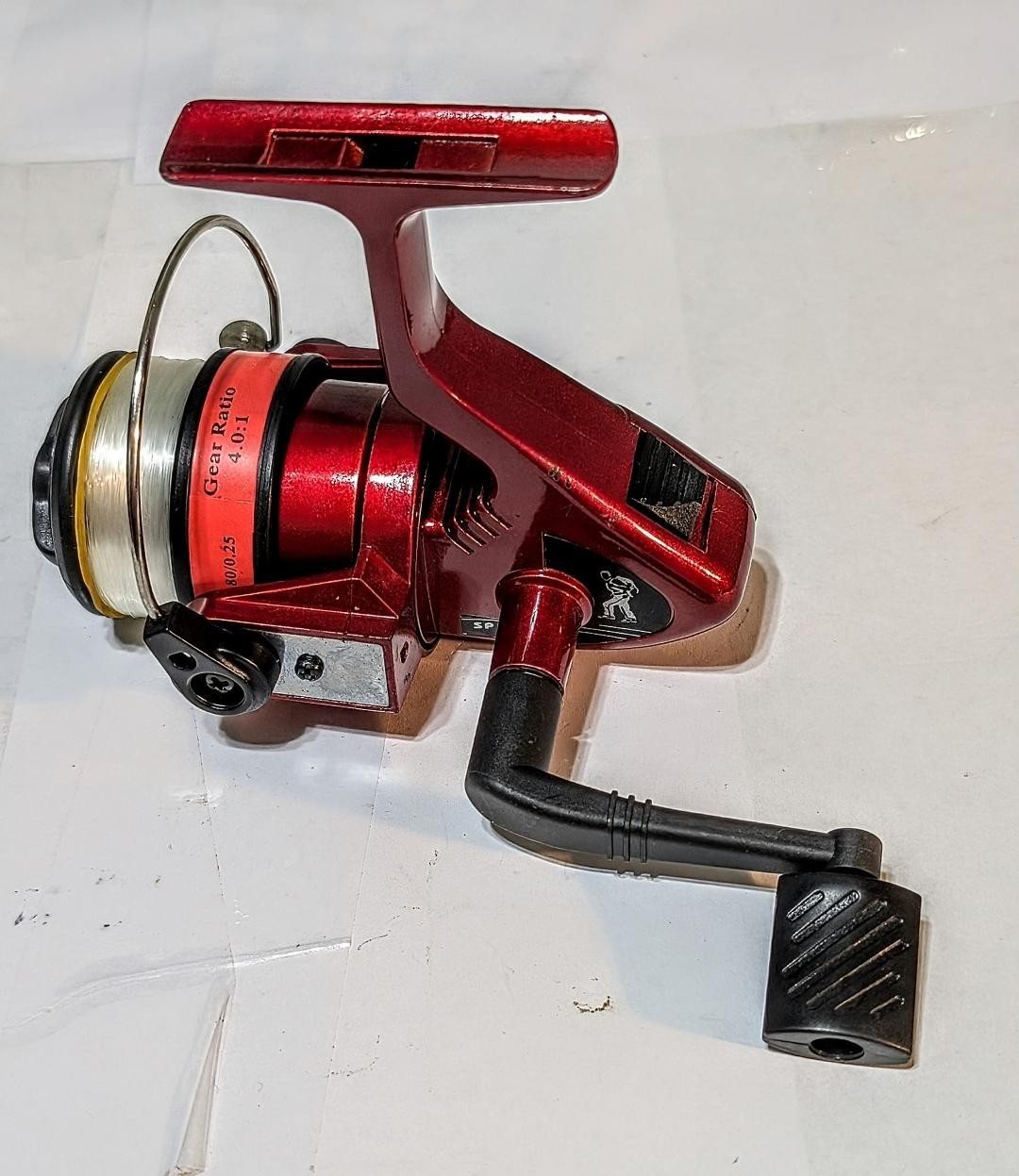 TRAIL WORTHY SP1000 OPEN FACE SPINNING REEL, ZEBCO 404 CLOSED FACE SPINNING REEL