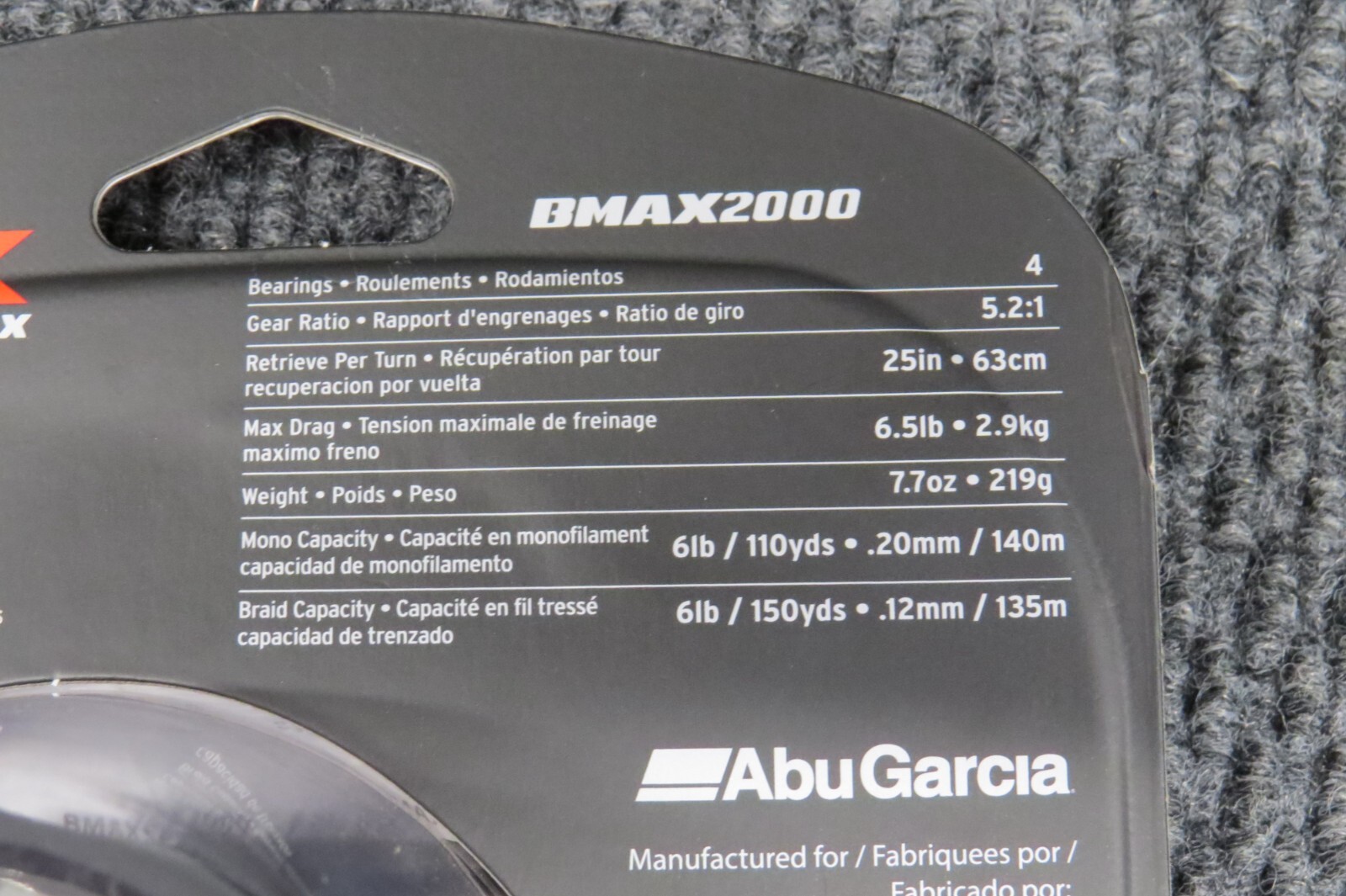 BRAND NEW Abu Garcia Max Black Max BMAX2000 Fishing Spinning Reel