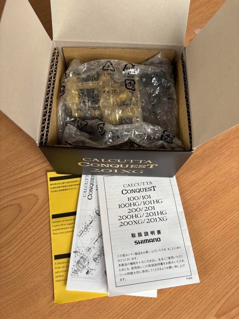 Shimano 22 CALCUTTA CONQUEST 201XG LEFT 7.5 Baitcast Reel New in Box