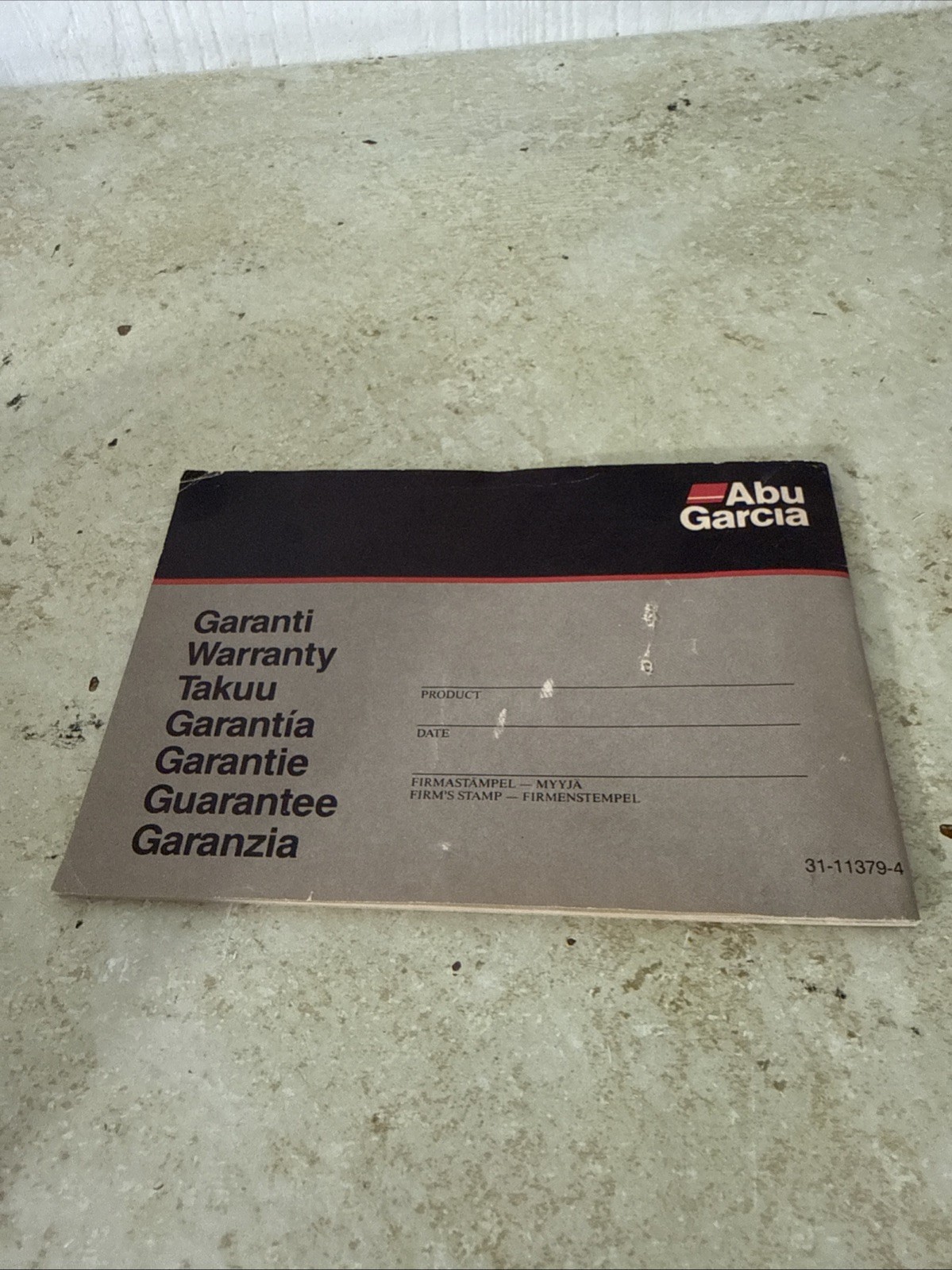 Vintage Abu Garcia Ambassadeur Bait Casting Reel Instruction Manual