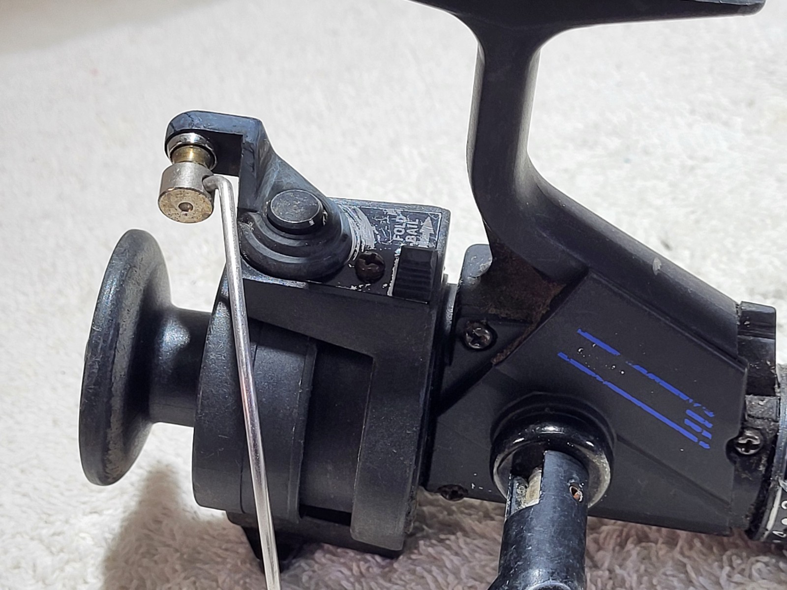 Shakespeare Alpha XSG, 3230 Open Face Spinning Reel, Graphite, See Pictures, VG