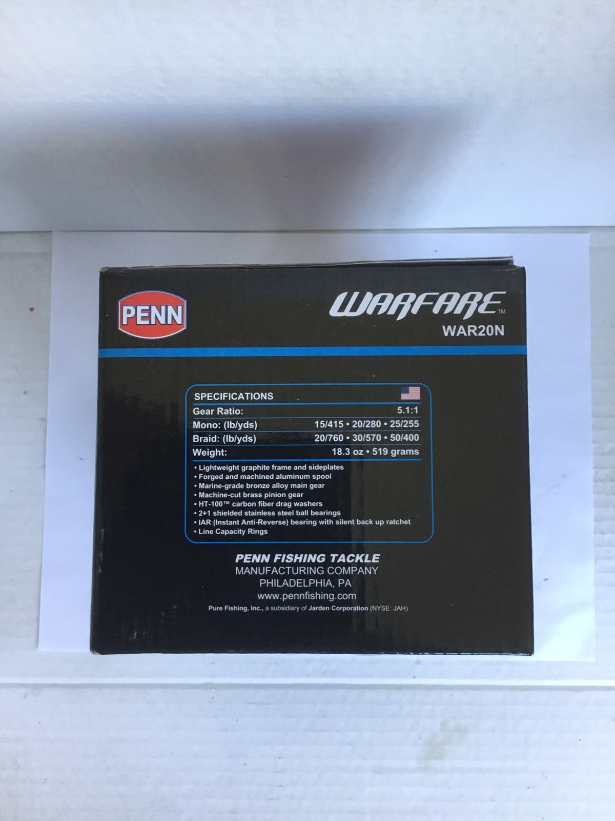 Nice Reel Box Penn WAR20N Warfare Star Drag Box Only, Nice condition.