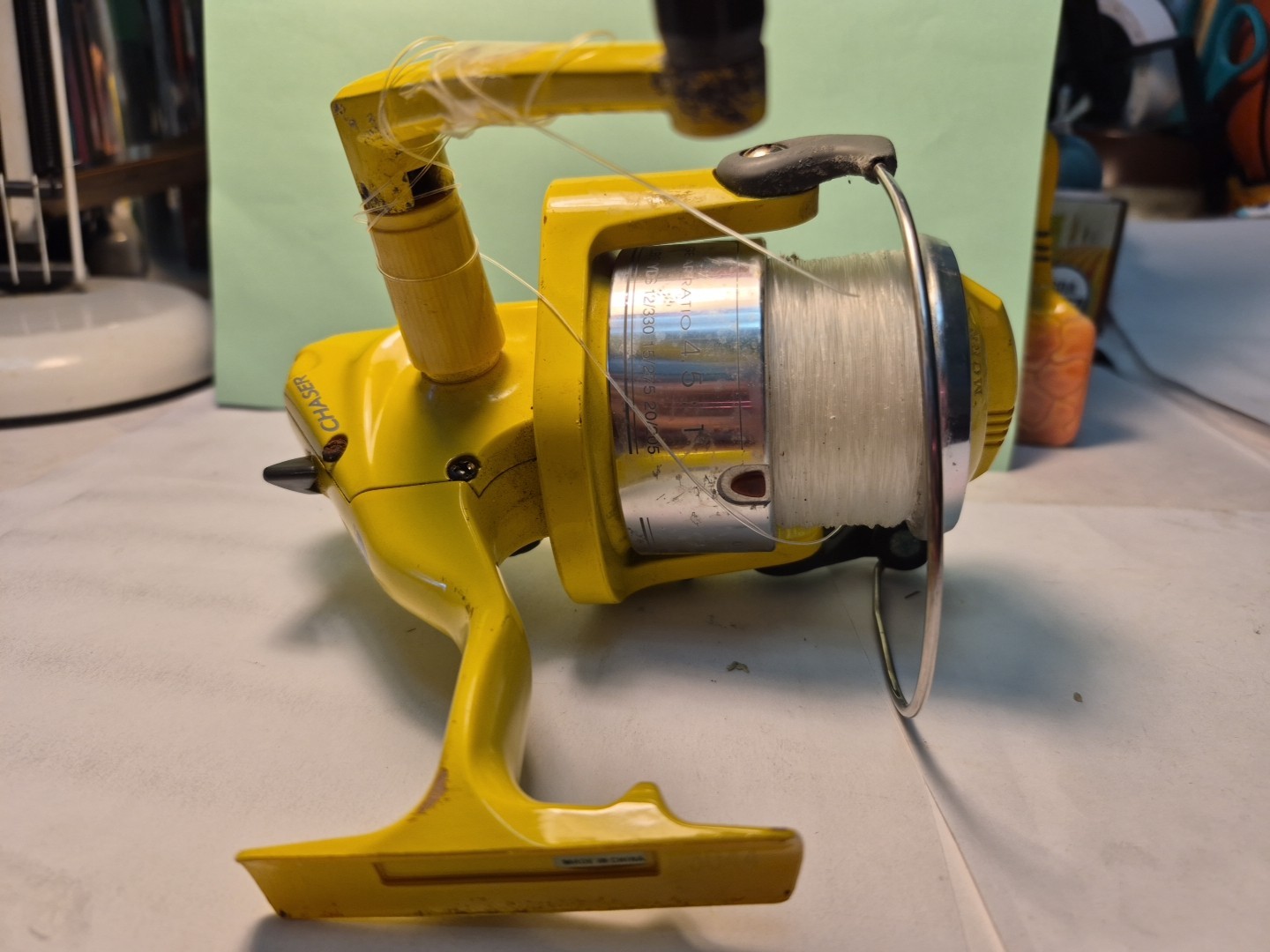 Okuma Chaser 65 Reel with String UNTESTED Sold As-Is