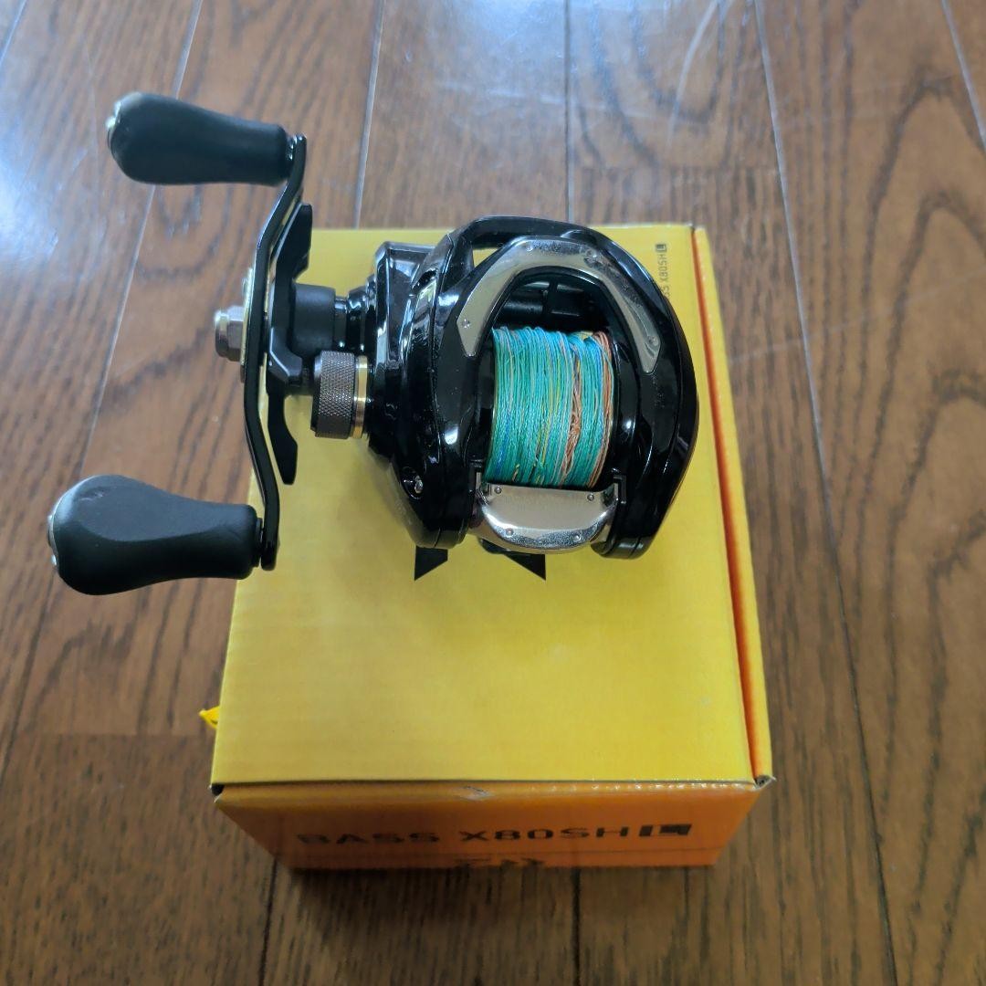 DAIWA BASS X80SHL Baitcasting Reel Used JDM Japan