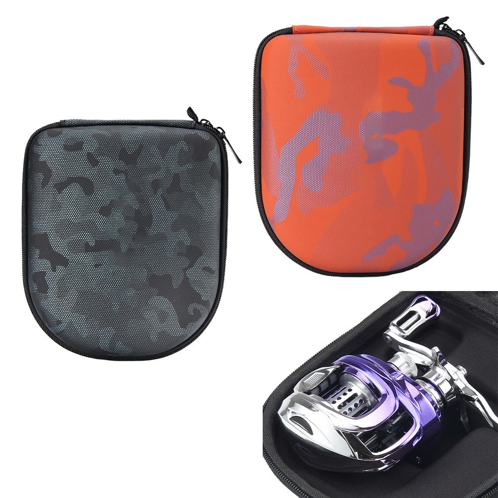 Fishing Reel Bag with Protection Pads for Spinnings Fly and Baitcasting Reels