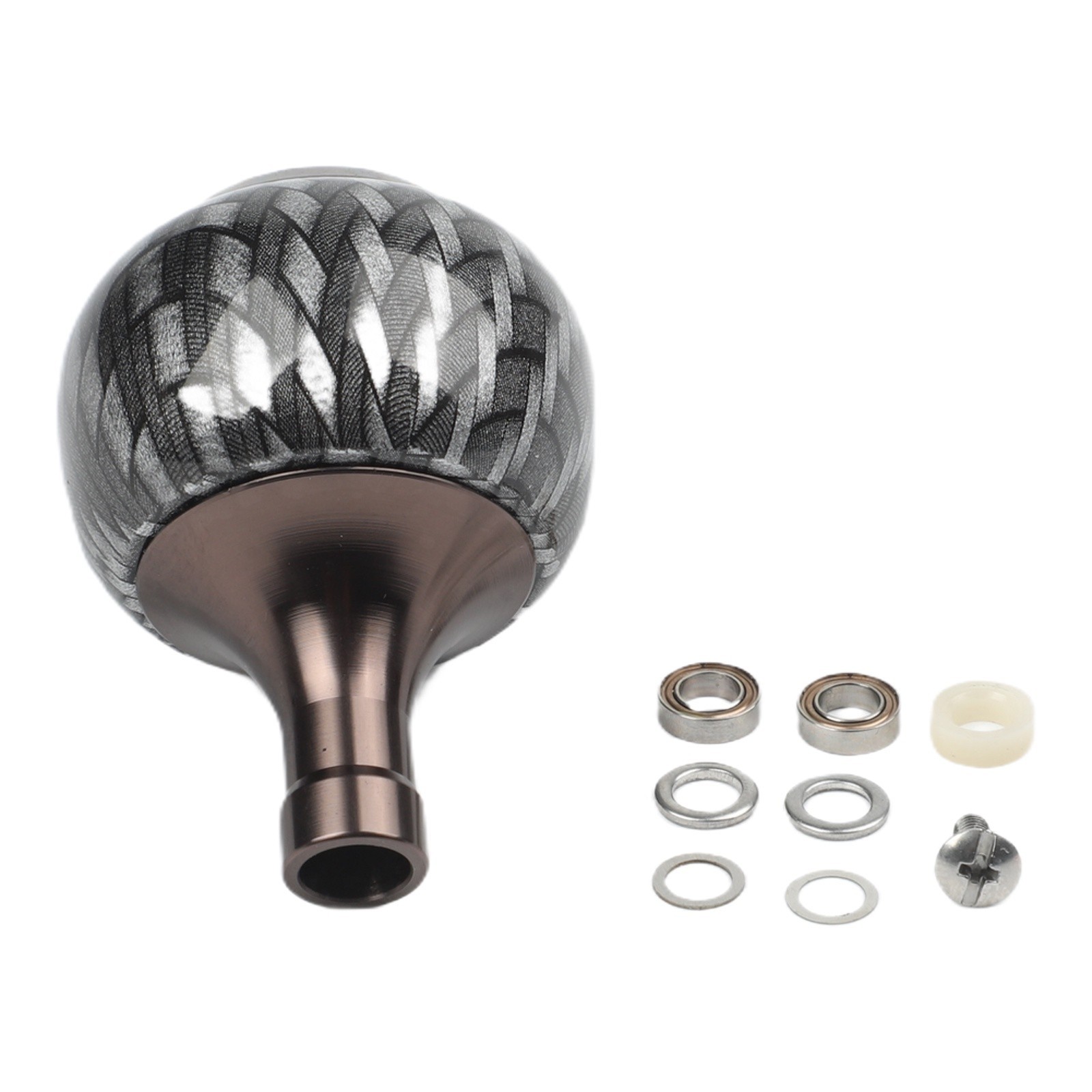 Carbon Fiber and Aluminum Alloy Ball Knobs for For DAIWA For FUEGO Reel
