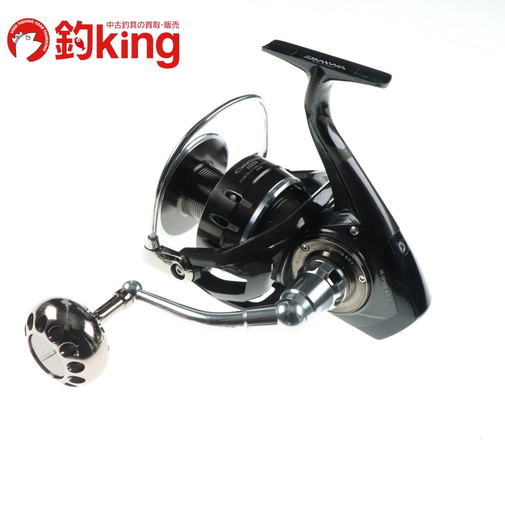 Good+ DAIWA 16 Catalina 6500H Spinning Reel Offshore w/ Custom Knob #035