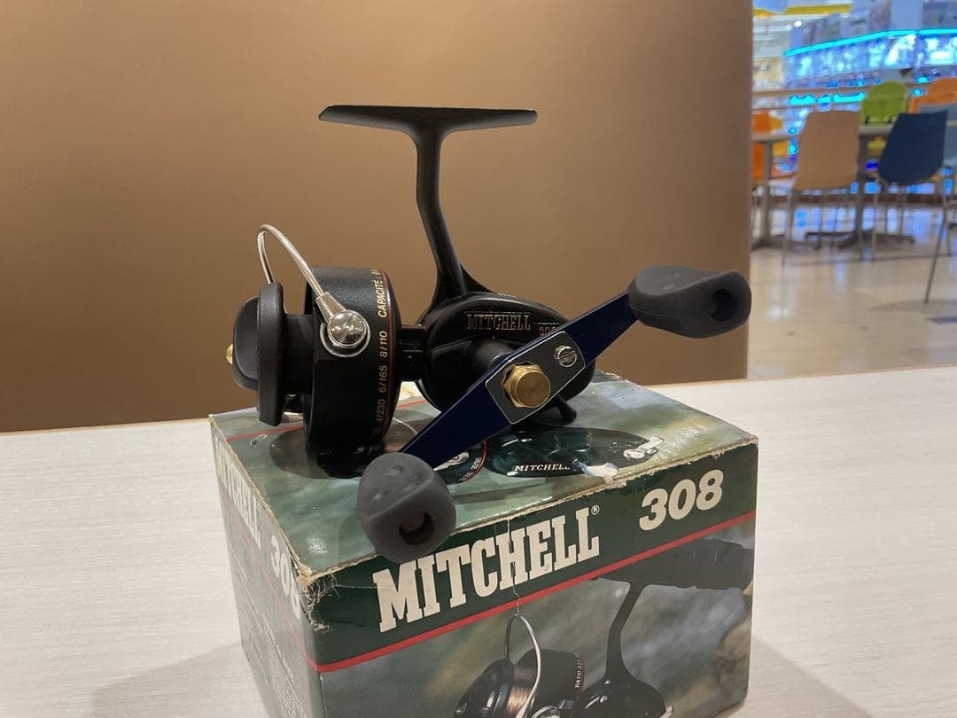 Mitchell 308 W Handle Box Made In Taiwan With Parts Rare Fishing Reel Model Limi