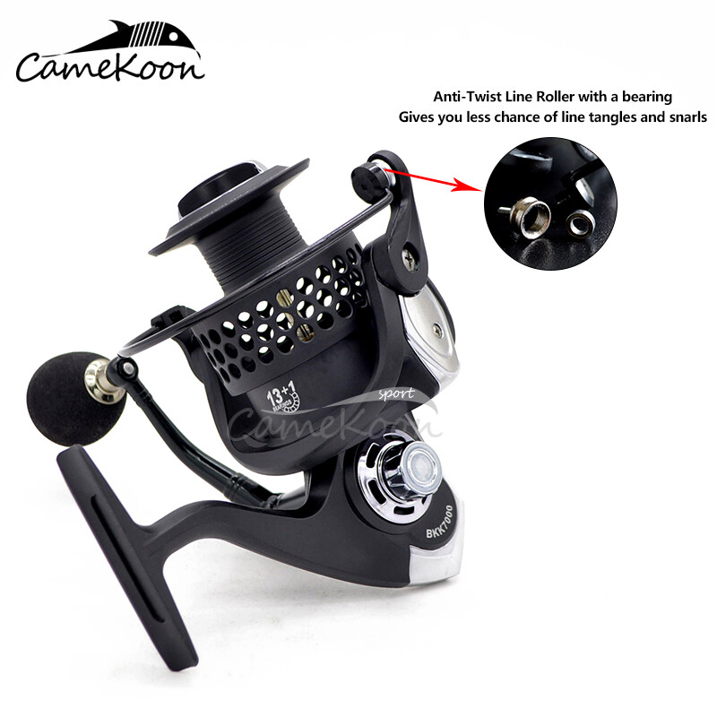 CAMEKOON Freshwater Lure Spinning Reel 5.2:1 Gear Ratio Lightweight Carp Fishing