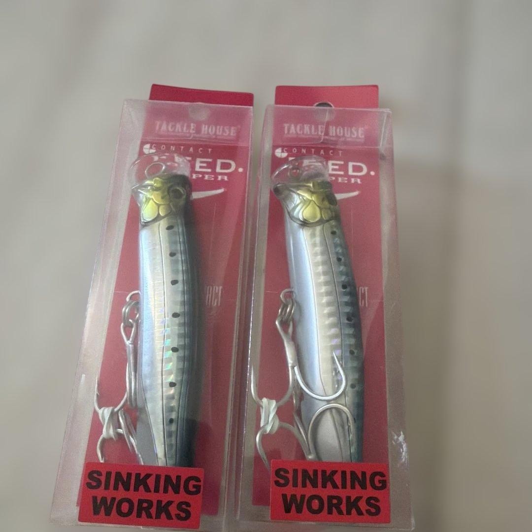 Tackle House Contact Feed Popper Set of 2 Fishing Lure Hard Bait Japan