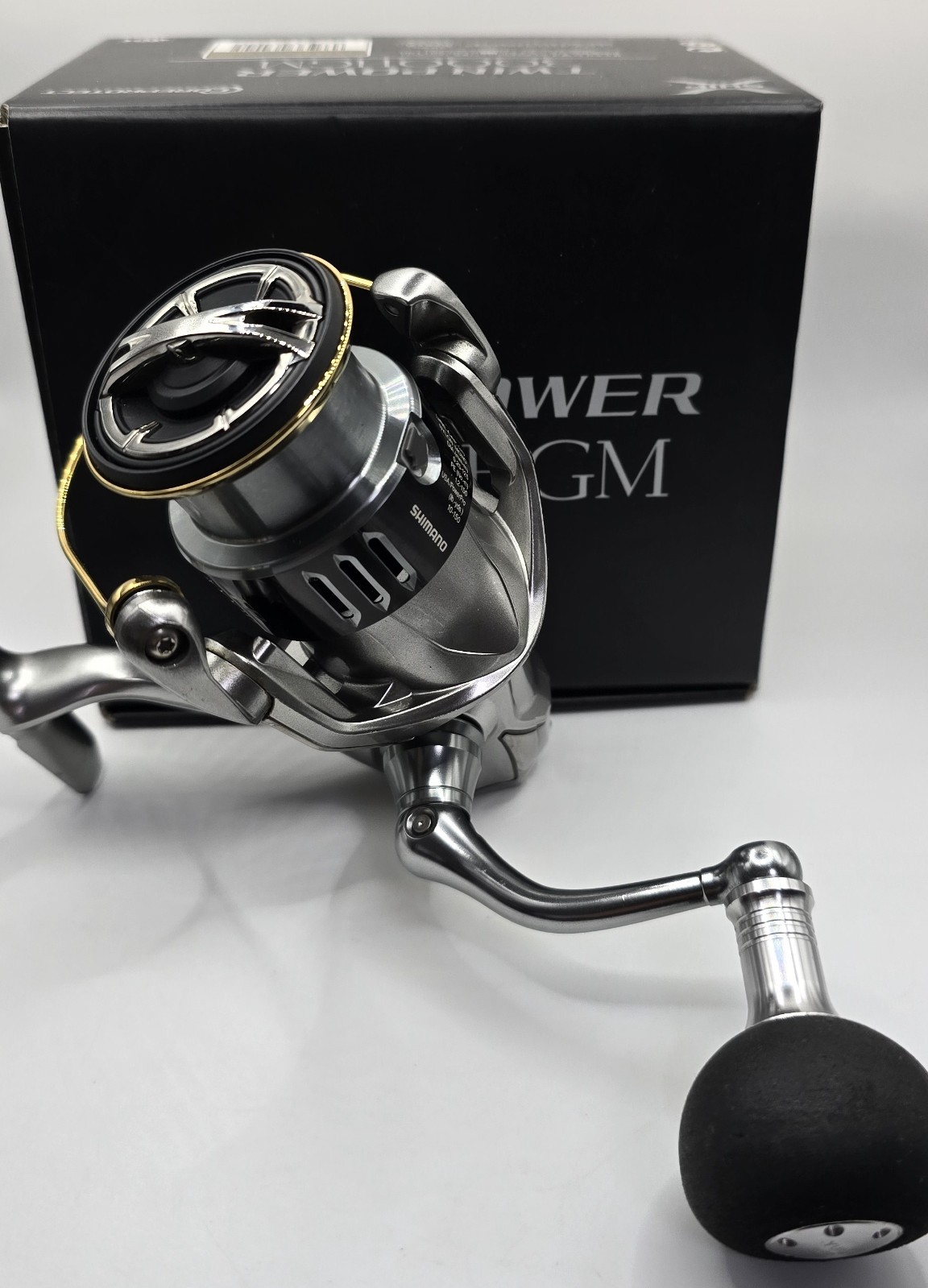Shimano 15 Twin Power 3000HGM Spinning Reel Boxed JDM Custom Knob Works Great