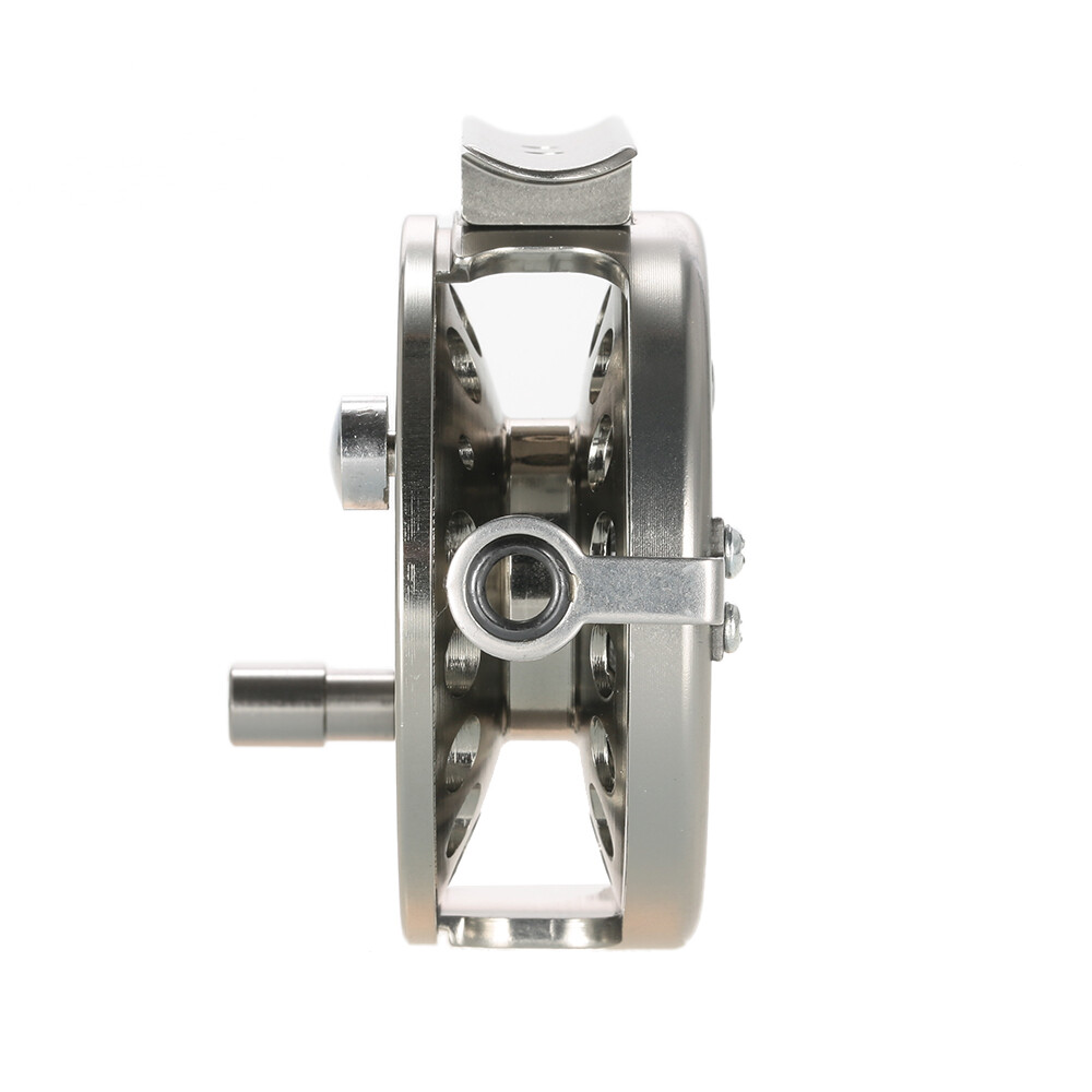 CNC-machined Aluminum Alloy Fly Fishing Reel Right Hand Smooth Ice Fishing Reel