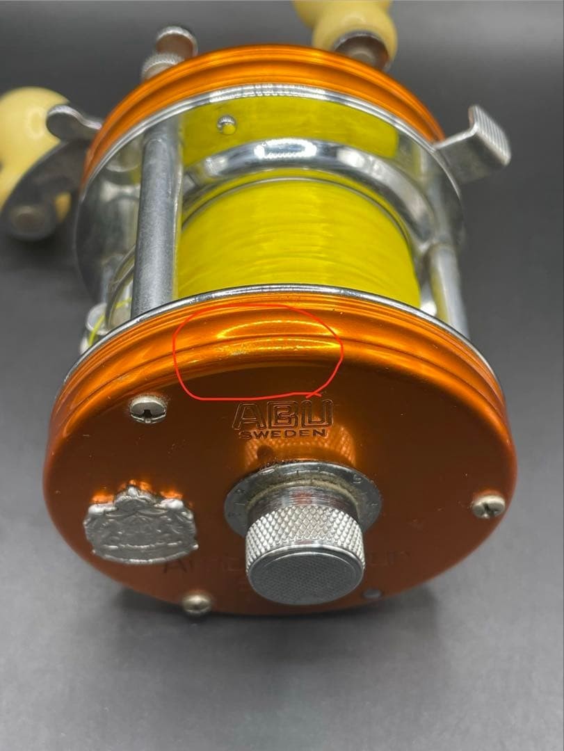 Abu Garcia Ambassadeur 5500C Sunset Orange ZPI Tuned Japan Used