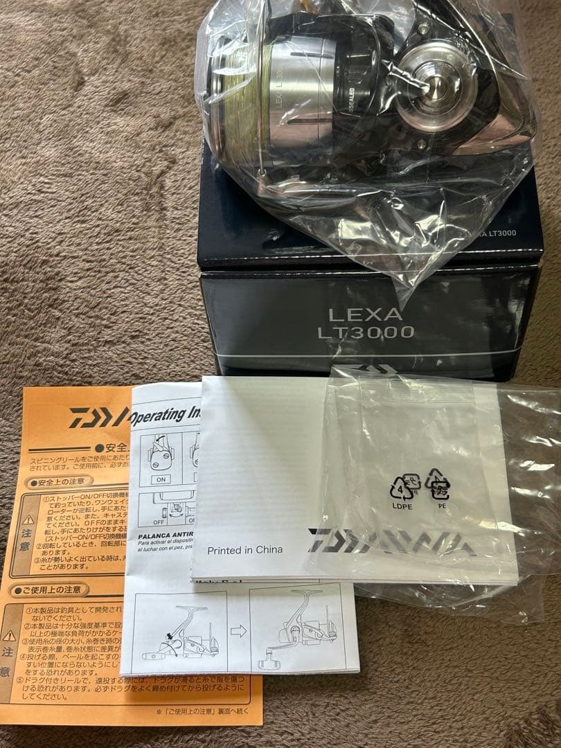 Daiwa 23LEXA LT3000 Spinning Reel Aluminum Lightweight Used