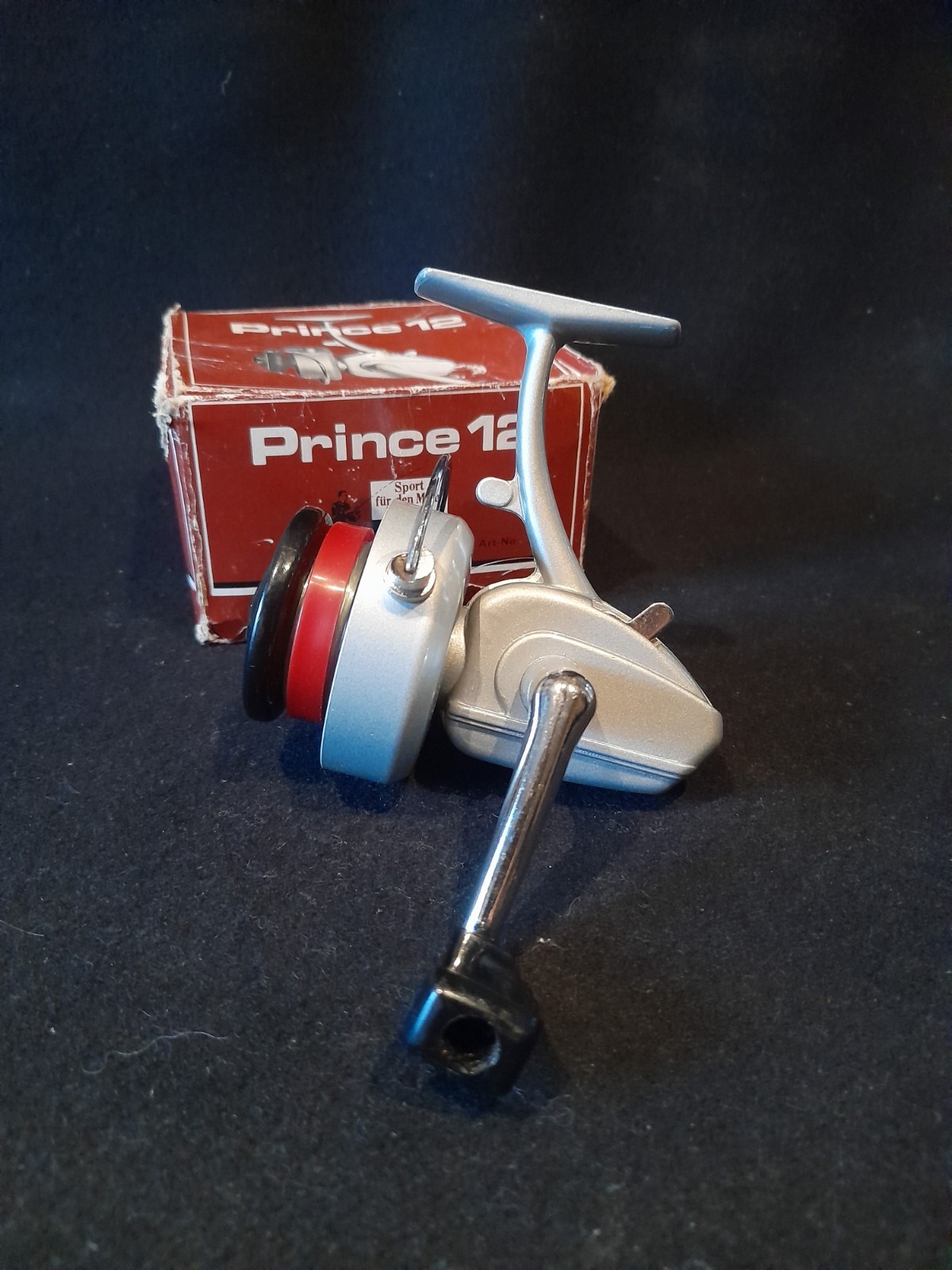 Vintage D-A-M Prince 1012 Fixed Spool Reel original box, Reel is MINT & UNUSED