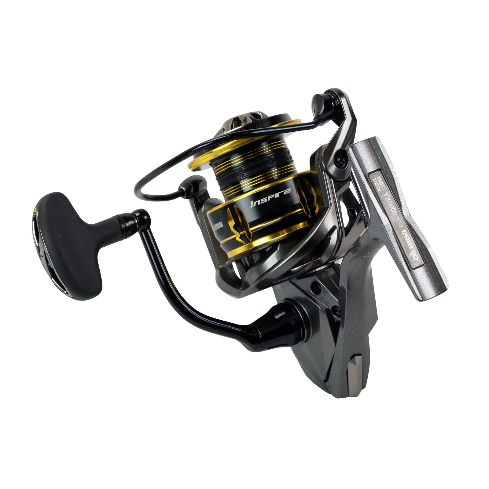 Okuma Inspira ISX Lightweight Rigid Aluminum TCA Flight Drive 9BB 5000, Black