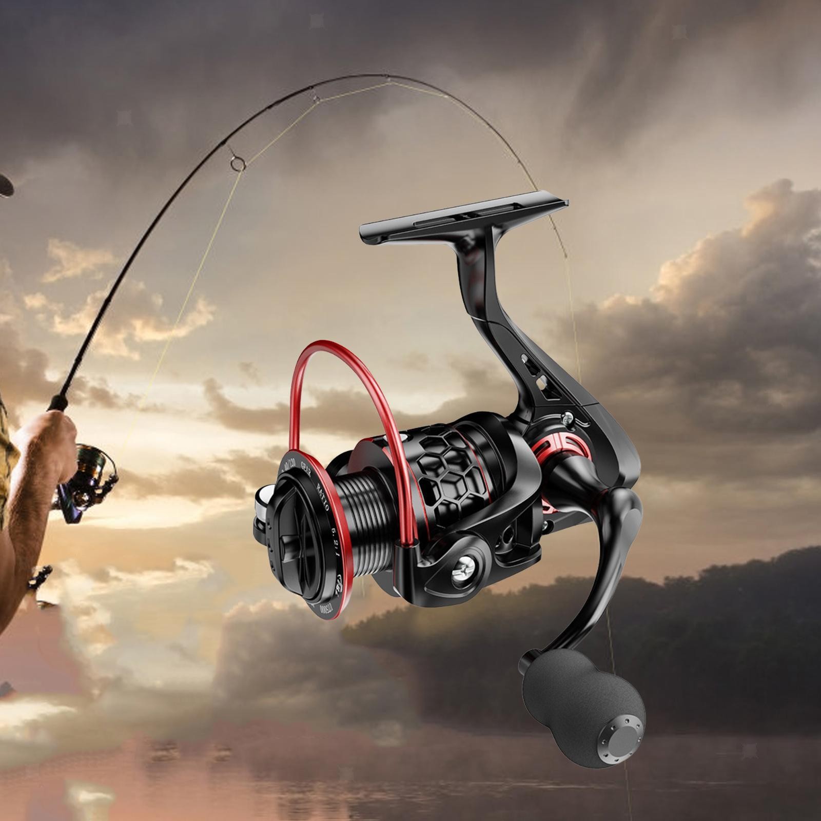 Reel Ultralight Smooth Powerful for Left Right Hand Compact Aluminum Frame for