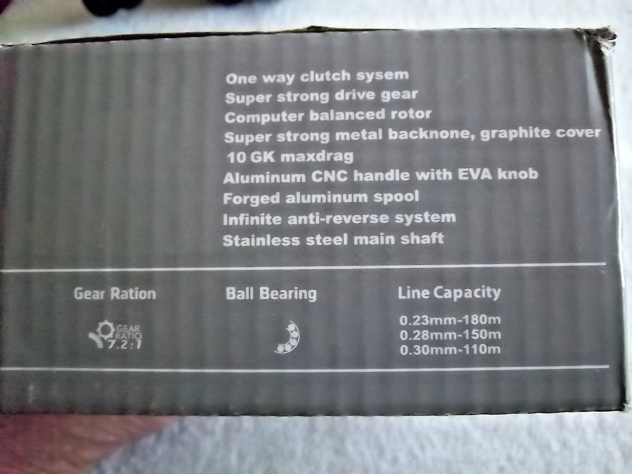 LIIINGCO Baitcasting Fishing Reel – 7.2:1 Gear Ratio, 18+1 BB / 10GK-22-LB MAX D