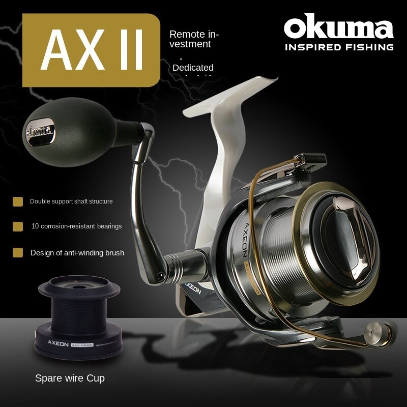 Okuma AX II Surf Long Cast Spinning Fishing Reel