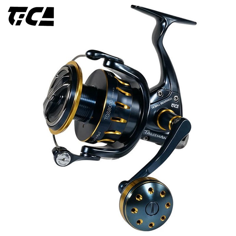 TICA Talisman 5500 6000 8000 Spinning Fishing Reels with 6 Waterproofing Devices