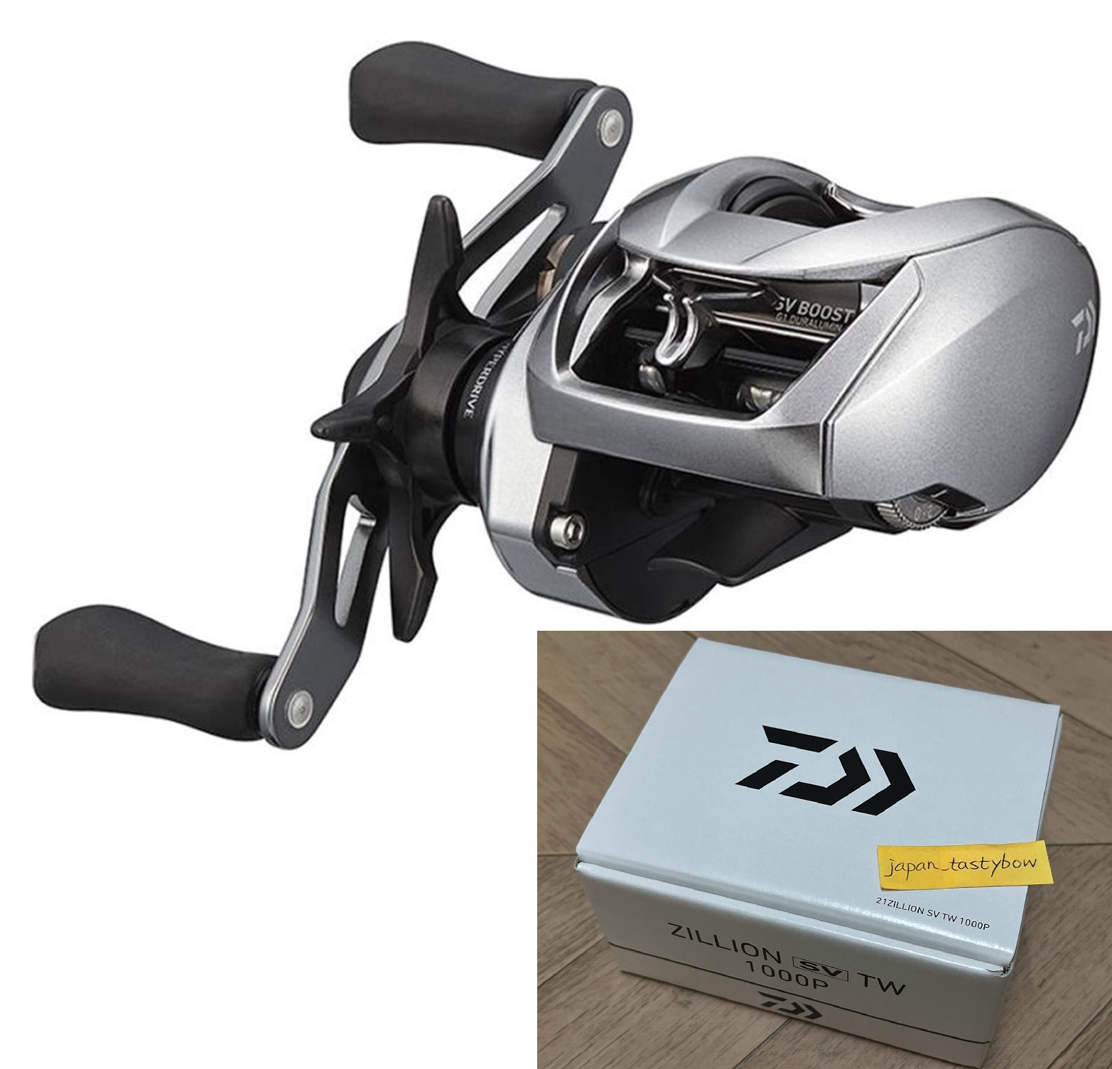 DAIWA Bait Reel 21 Zillion SV TW 1000P Gear Ratio 5.5 Right Handle