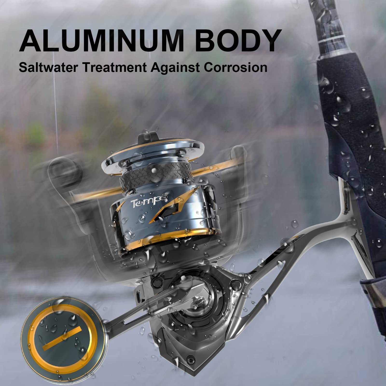 Tempo Persist – And Freshwater Fishing Reels Aluminum Body 71 Bb 30.9