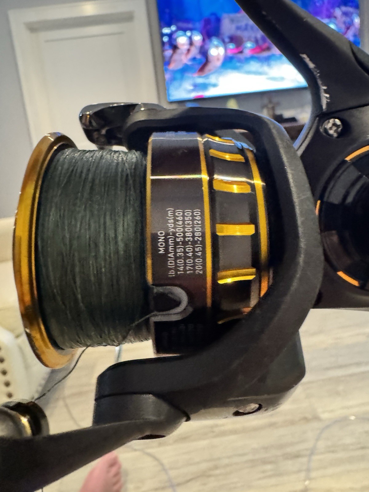 Daiwa BG5000 Saltwater Spinning Reel Power Pro 40lbs