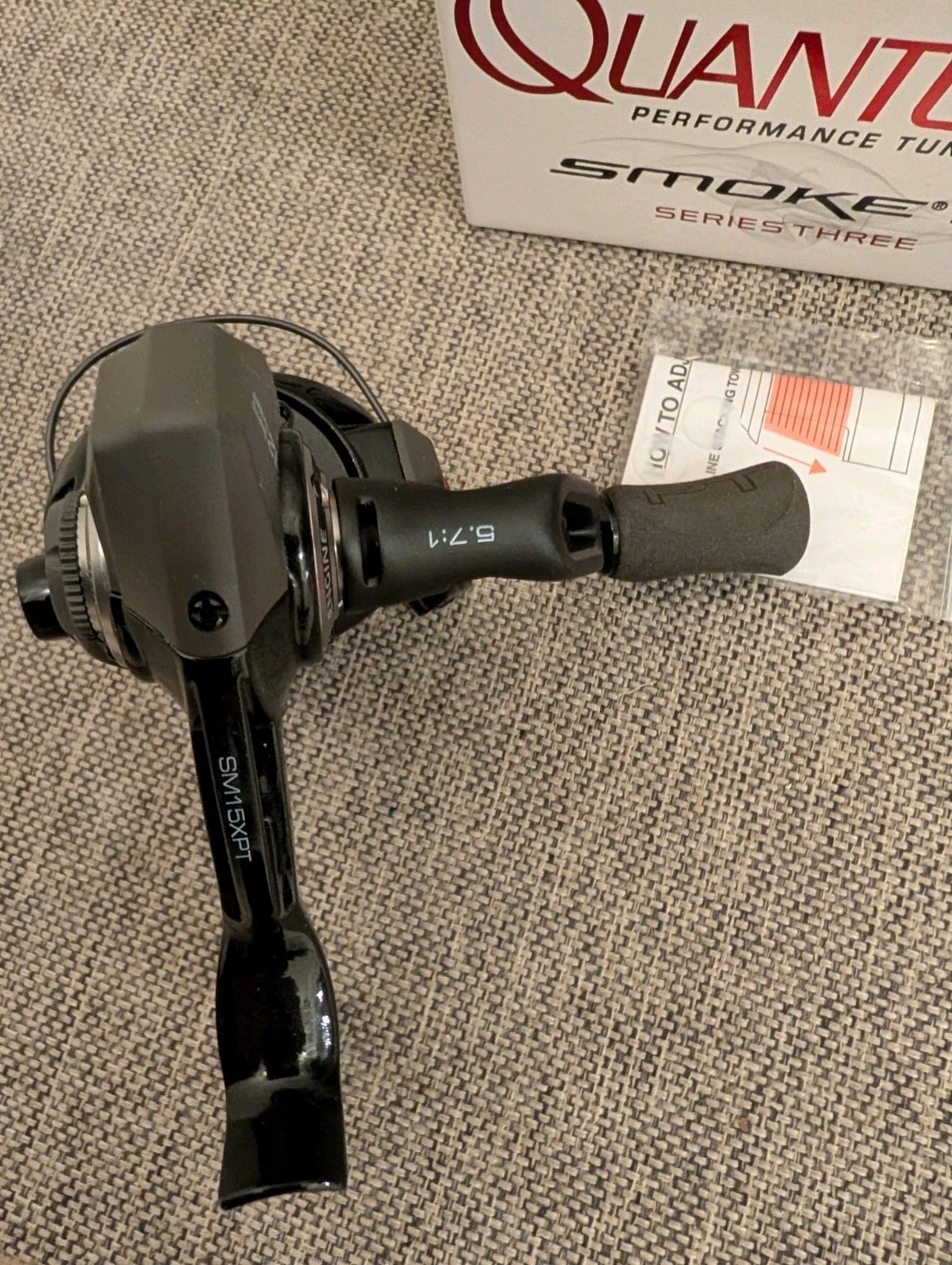 Brand New Quantum PT Smoke S3 15XPT Spinning Reel
