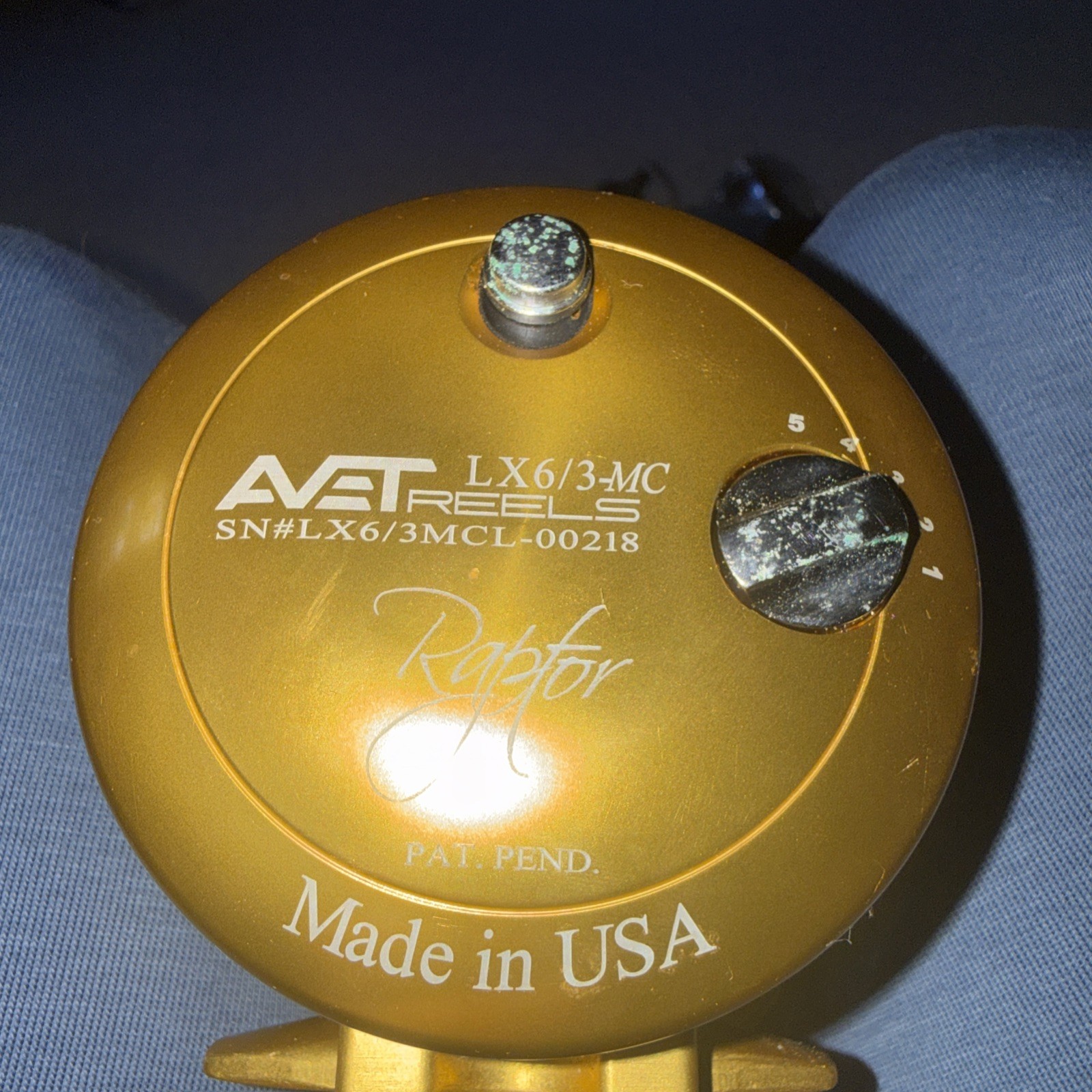 Custom Print Lefty Rare Gold Avet 6/3-MC Left Hand Barley Used