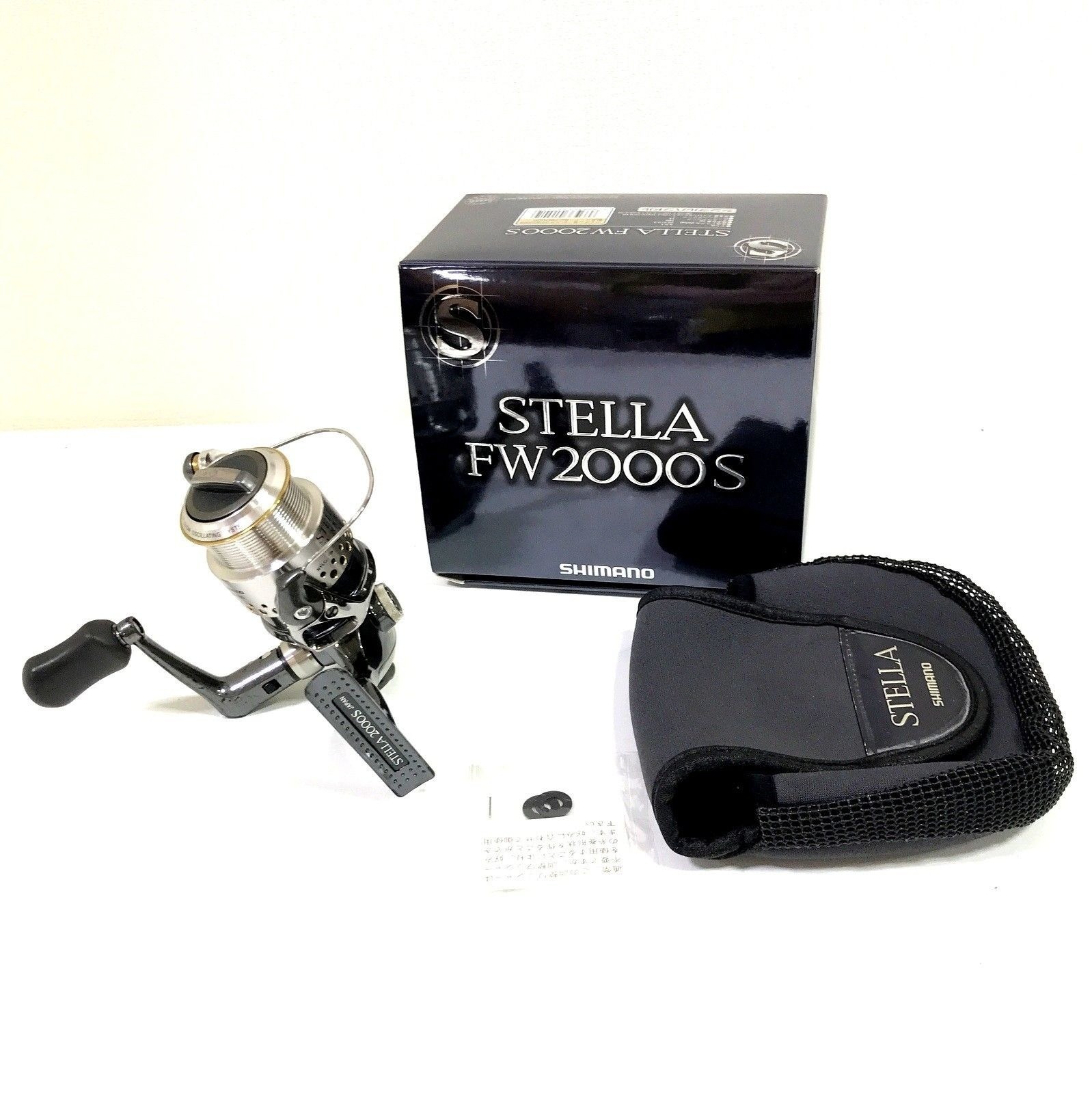 SHIMANO’s Spinning Reel 01 STELLA FW 2000S 5.2:1 Used w/box pouch big game