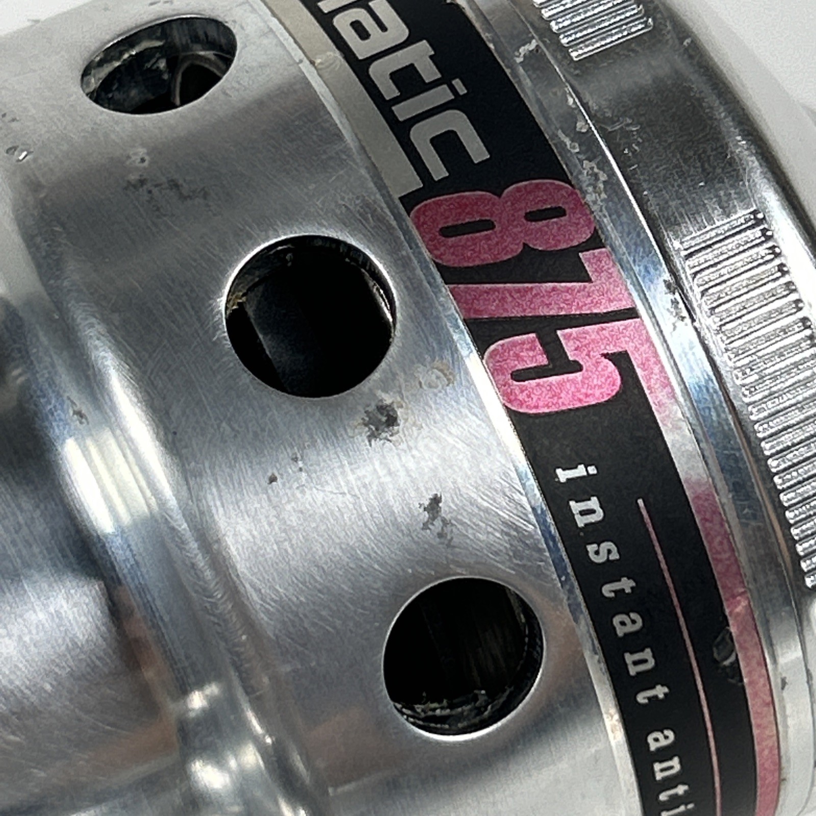 VTG Abu Garcia Abumatic 875 Spincast Reel instant anti-reverse Silver & Black