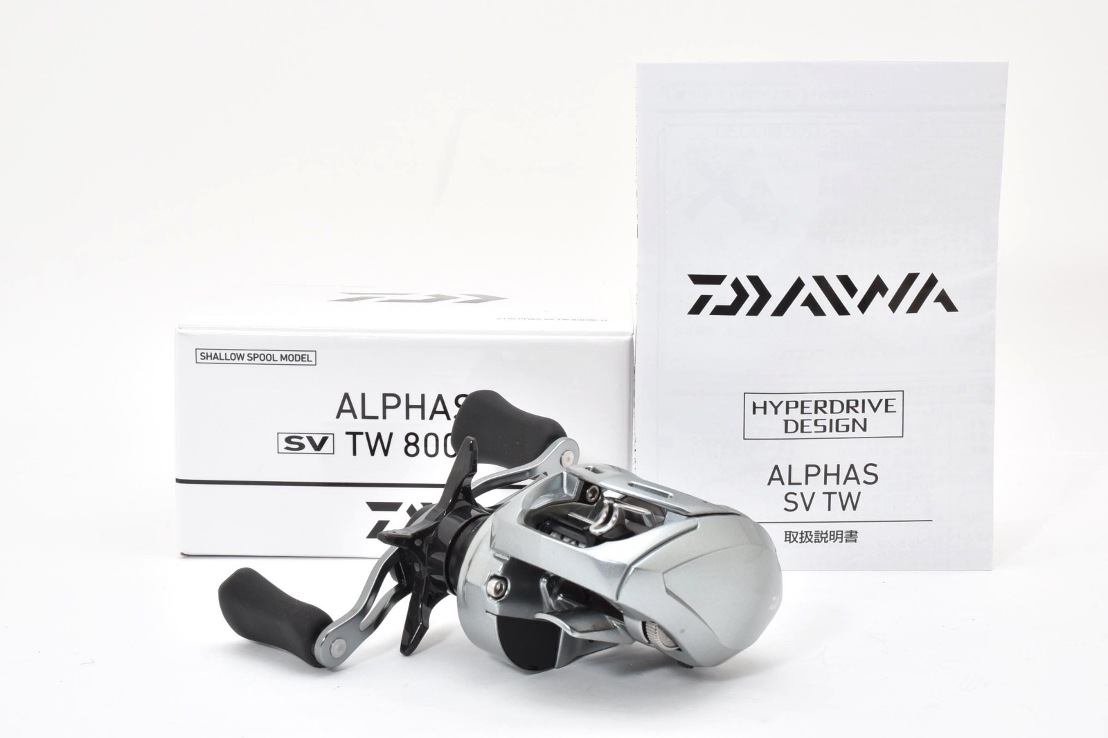 Daiwa 21 Alphas SV TW 800S-H Right Handled Baitcasting Ree Near Mint JAPAN #2687
