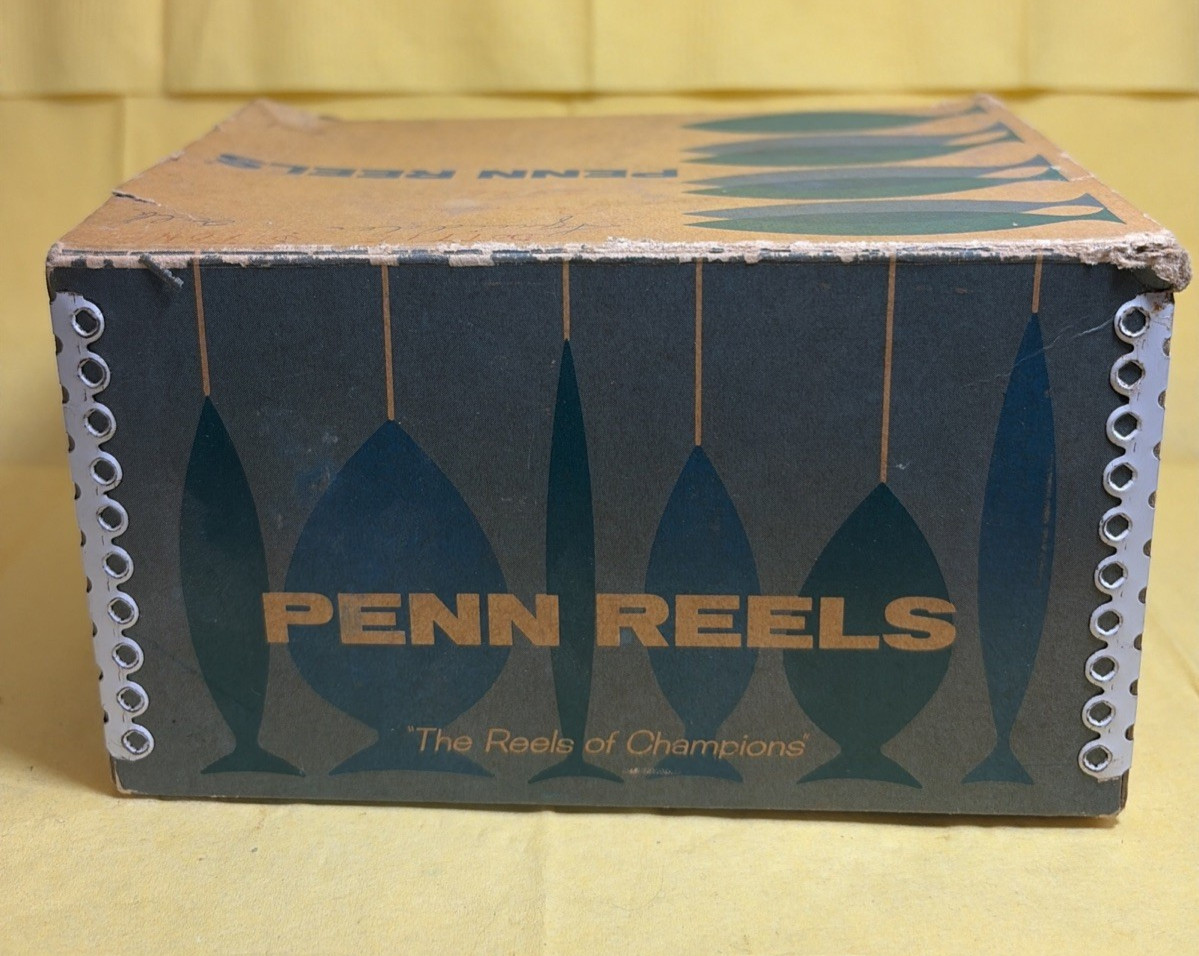Vintage 1969-1970 Penn 140 Squidder Fishing Reel w/Box Catalog and Wrench Nice!