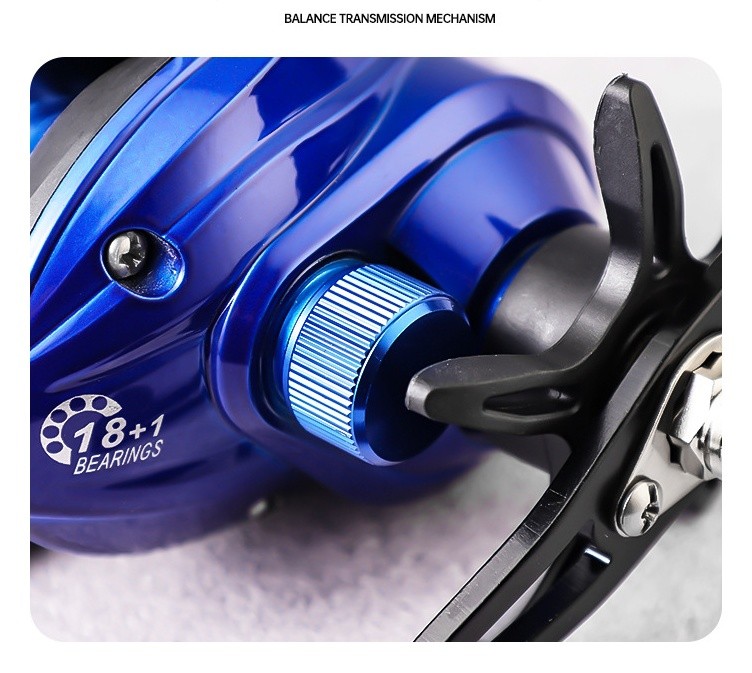 Baitcasting Fishing Reels Metal Casting Reel Fresh/Saltwater Right/Left Hand