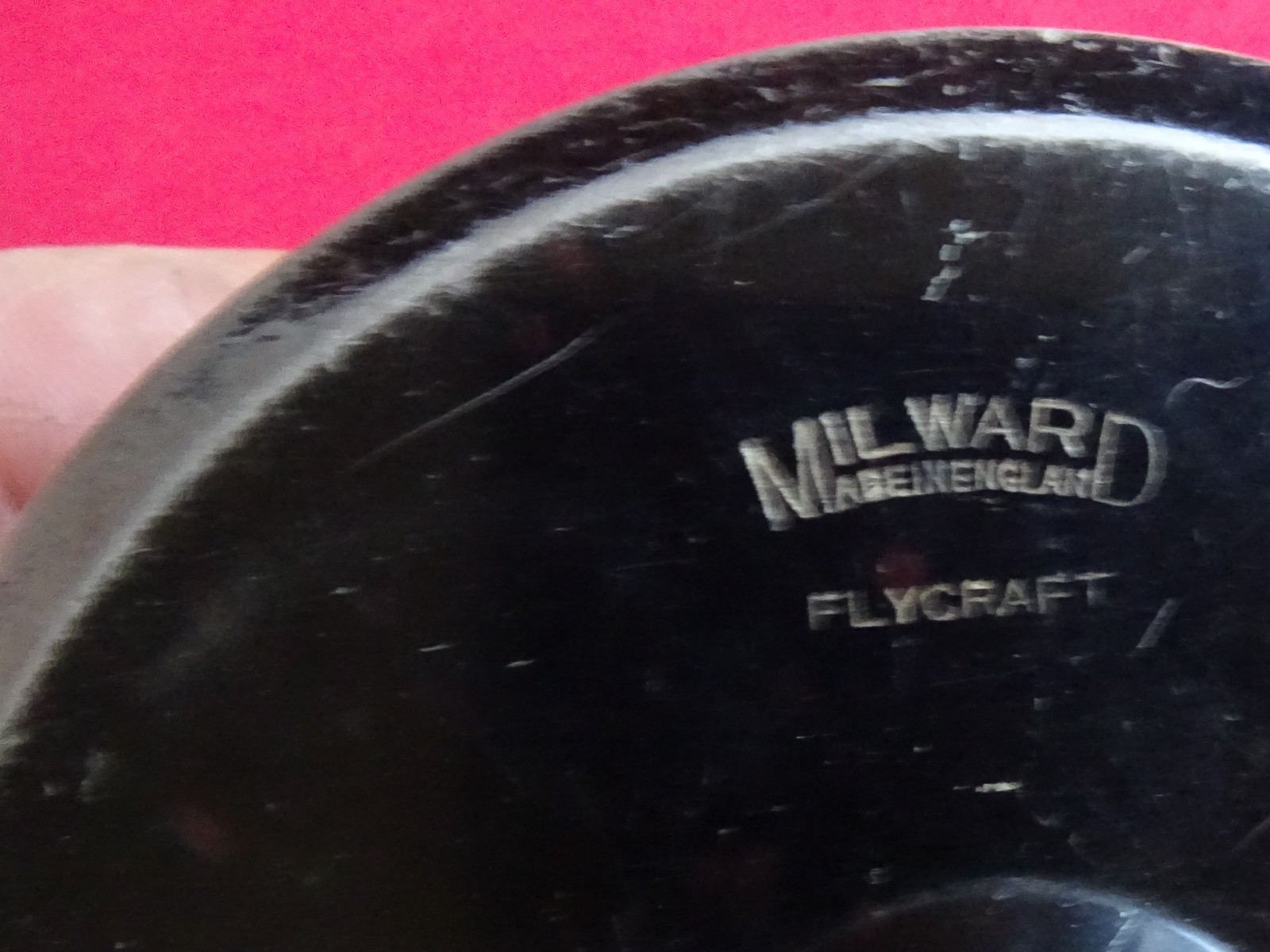 A VINTAGE 3 3/4″ MILWARDS FLYCRAFT TROUT/SEA TROUT FLY FISHING REEL