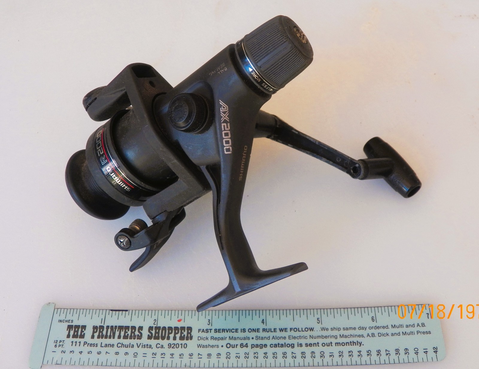 Shimano AX2000 R2000 Spinning Reel Dyna Balance 6-10 LB works good
