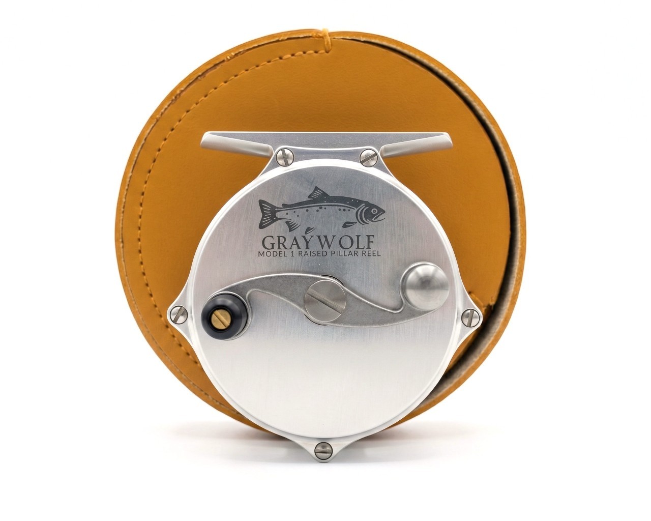 Graywolf Model 1 Raised Pillar Fly Reel – Click & Pawl 2/4wt – Case Included