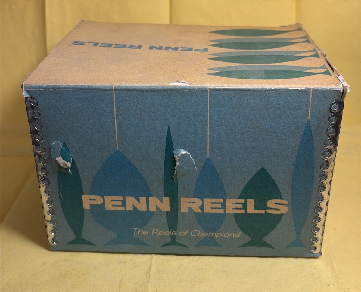 1970’s Penn Senator 113H 4/0 Big Game Fishing Reel Very Clean w/Box & Contents
