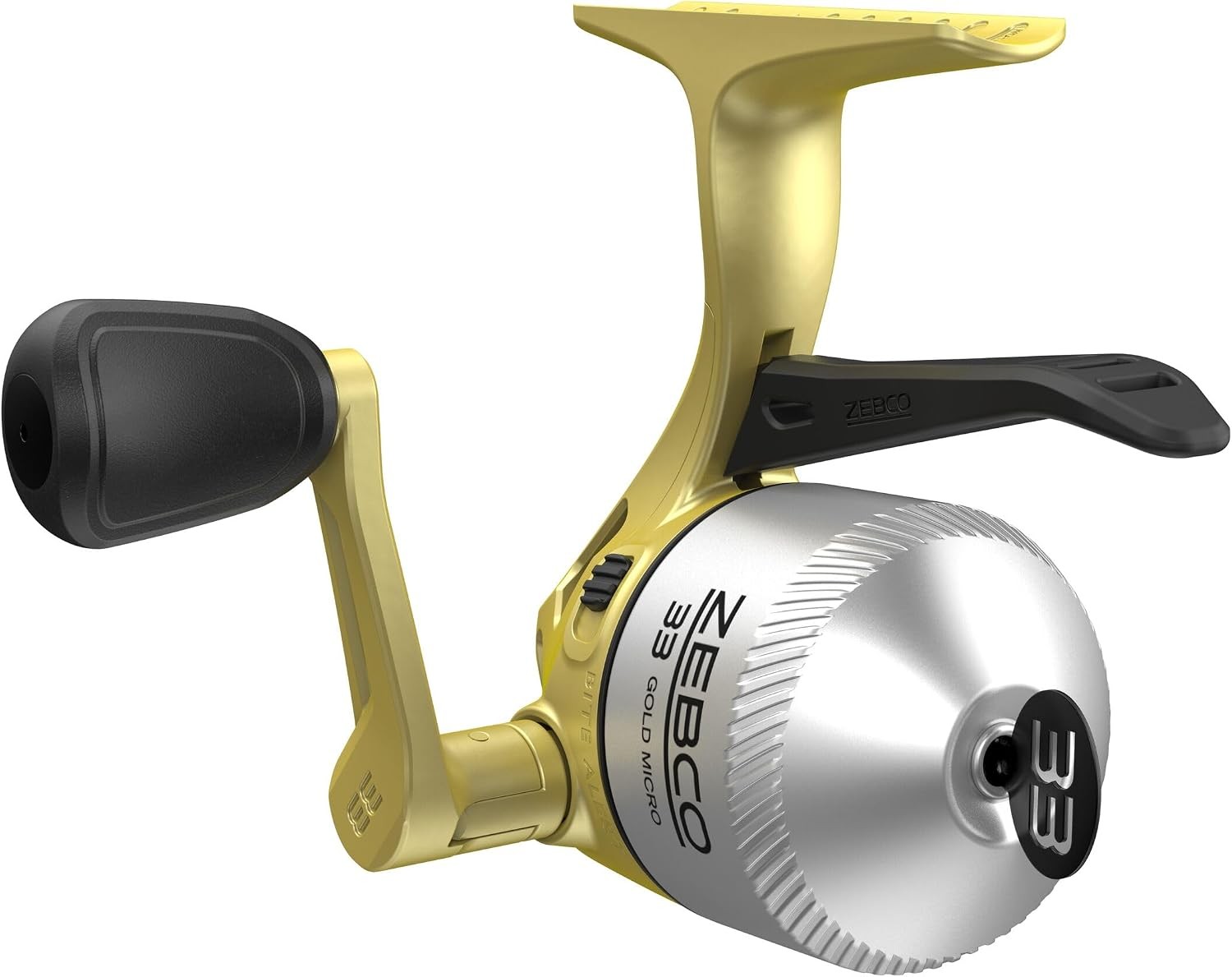 33 Gold Spincast Fishing Reel Changeable Right/Left-Hand Retrieve All-Metal