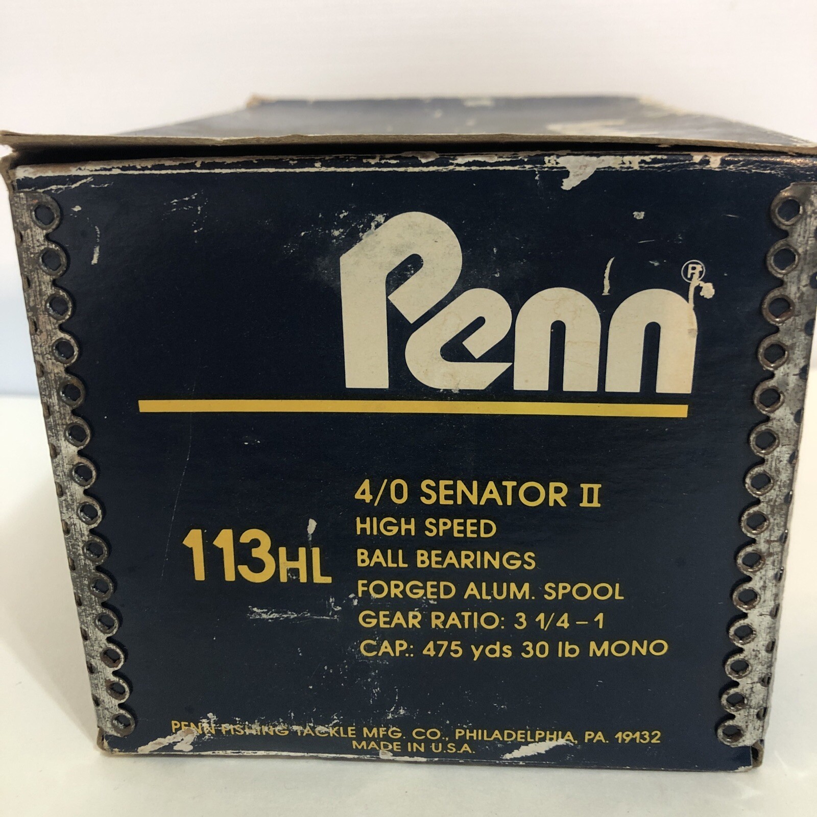 Penn 113HL Special 4/0 Senator High Speed Fishing Reel with Box