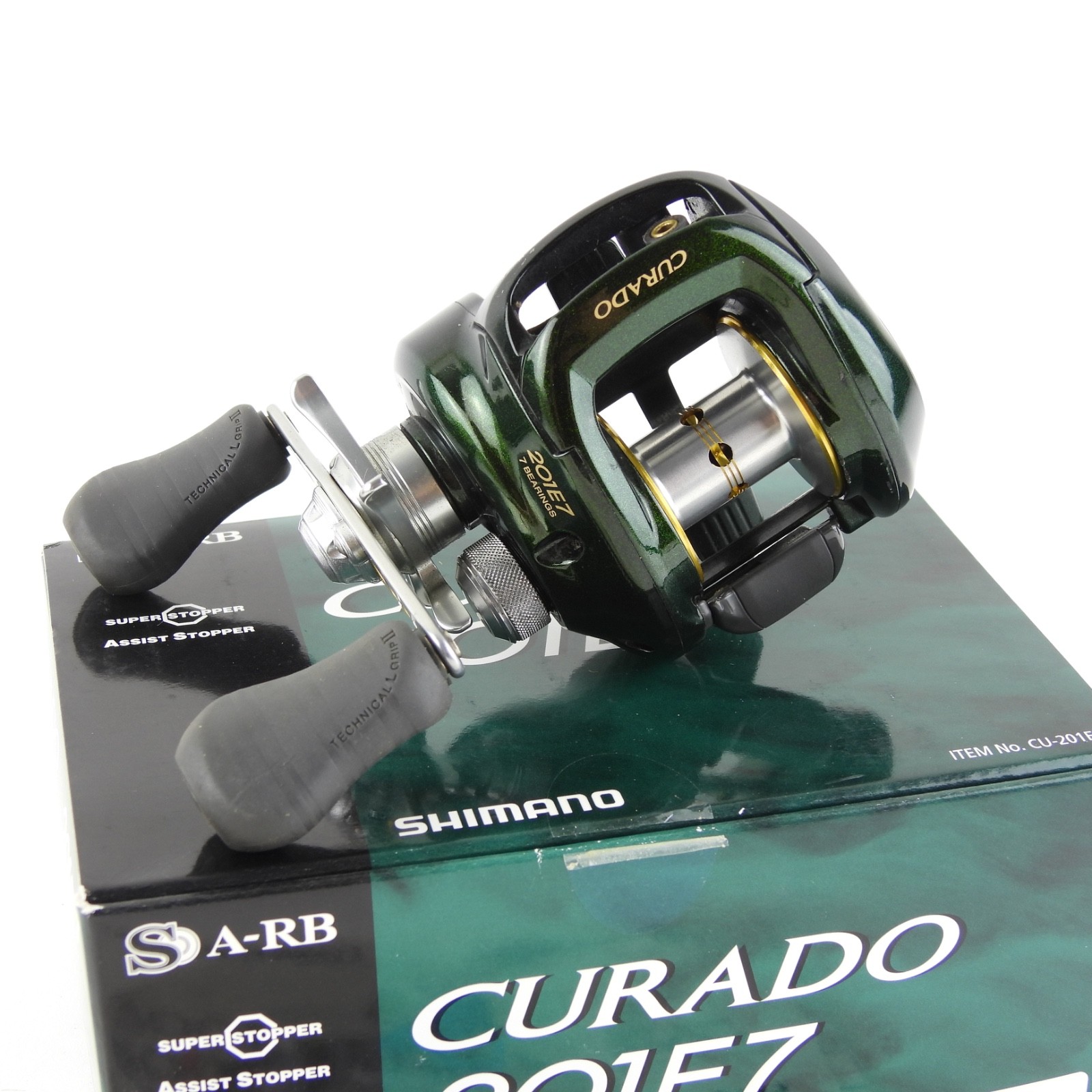 Shimano Curado 201E7 Fishing Reel. Made in Japan. W/ Box.