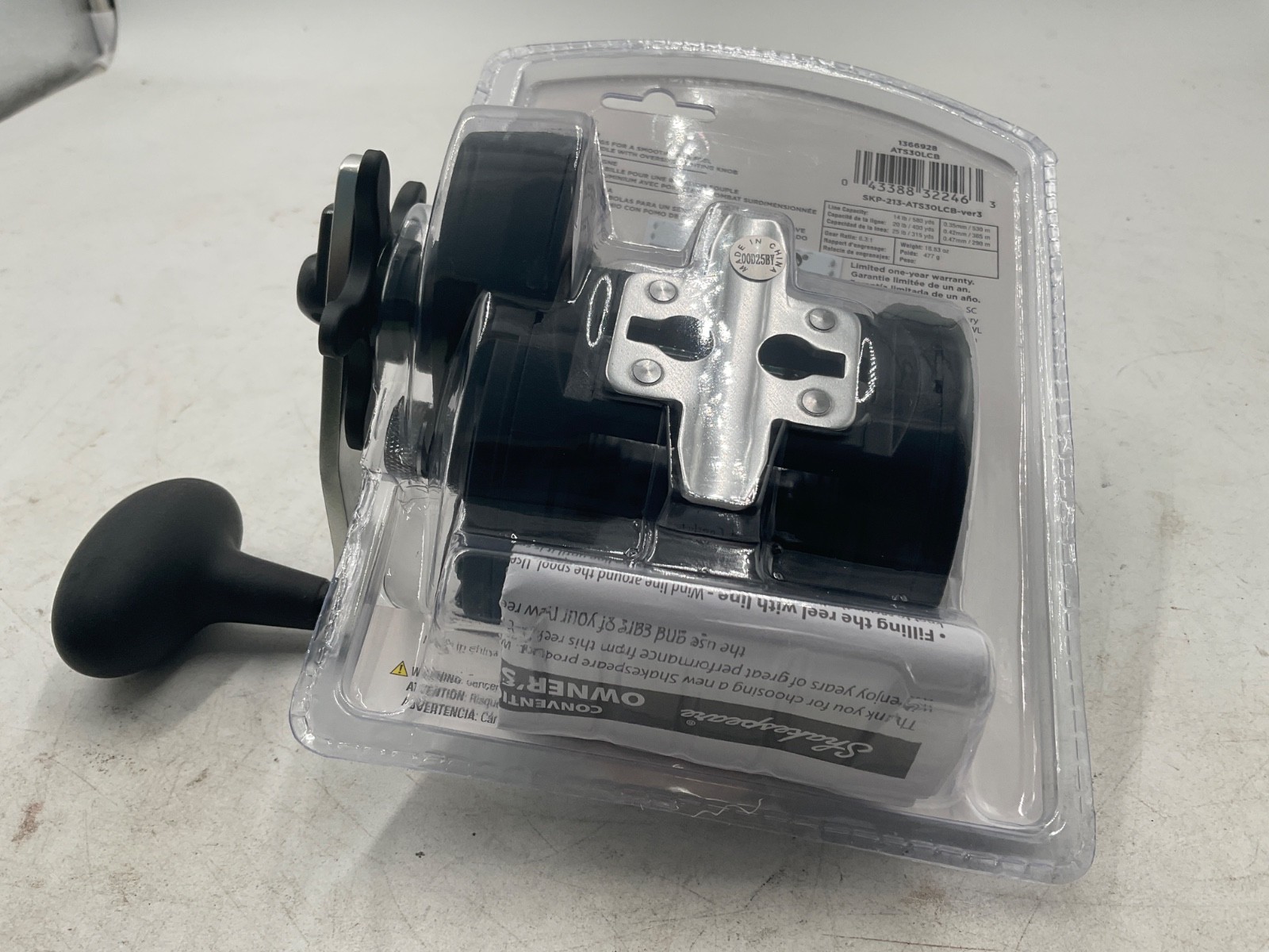 Shakespeare 1366928 ATS30LCB 2BB Line Counter Level Wind Trolling Reel