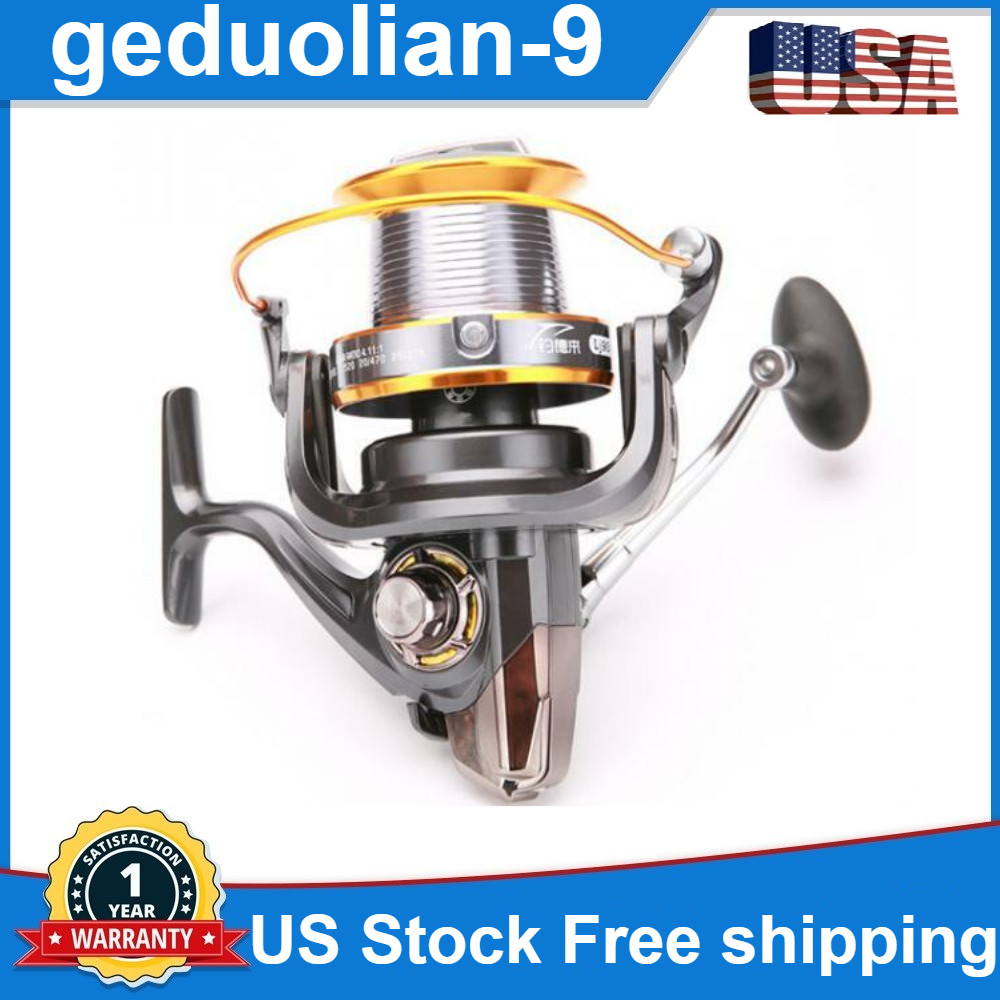 9000 Series Spinning Fishing Reel Full Metal Big Sea Casting Max Drag 55LB
