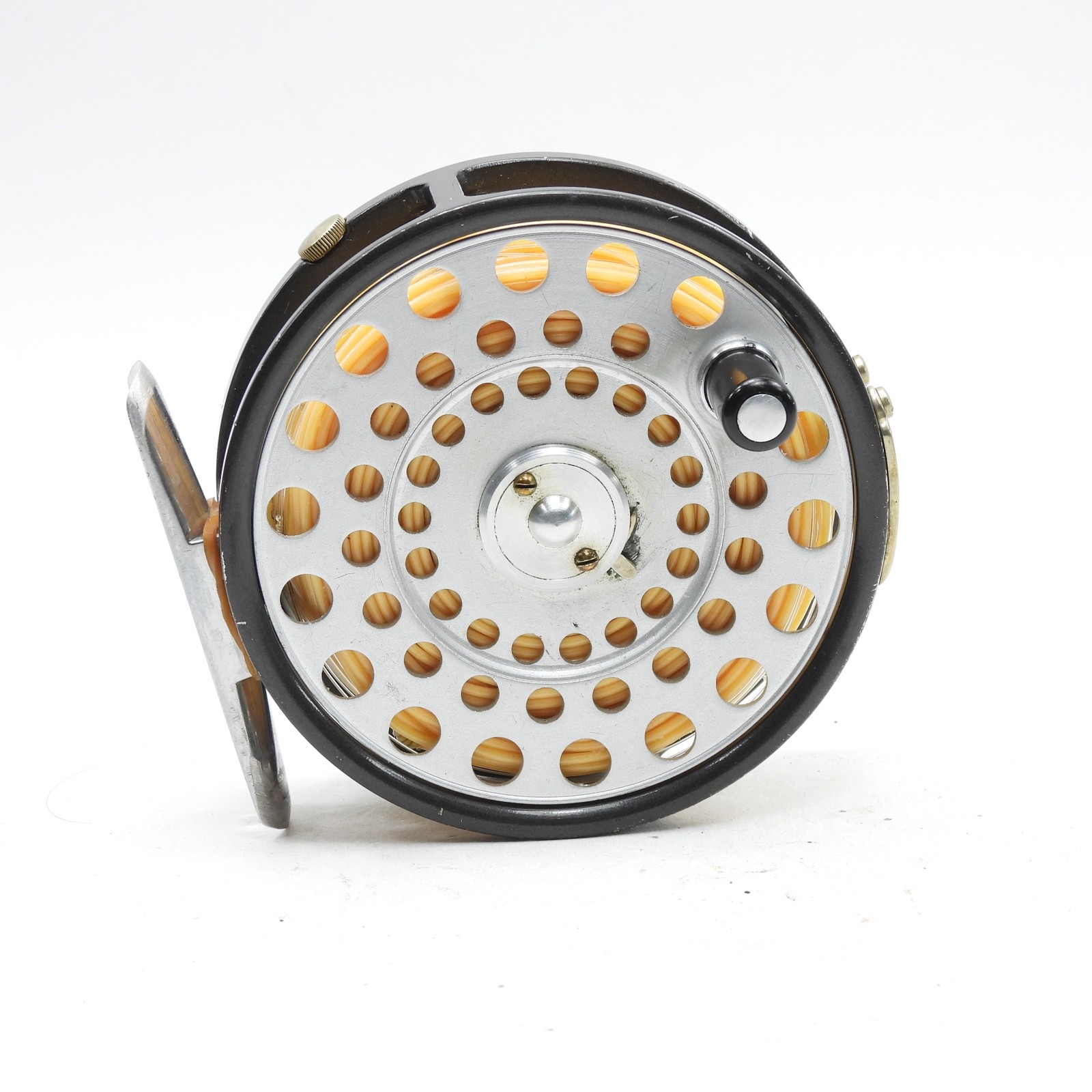 Hardy L.R.H Lightweight Fly Reel. Made in England. Two-Screw Guard.