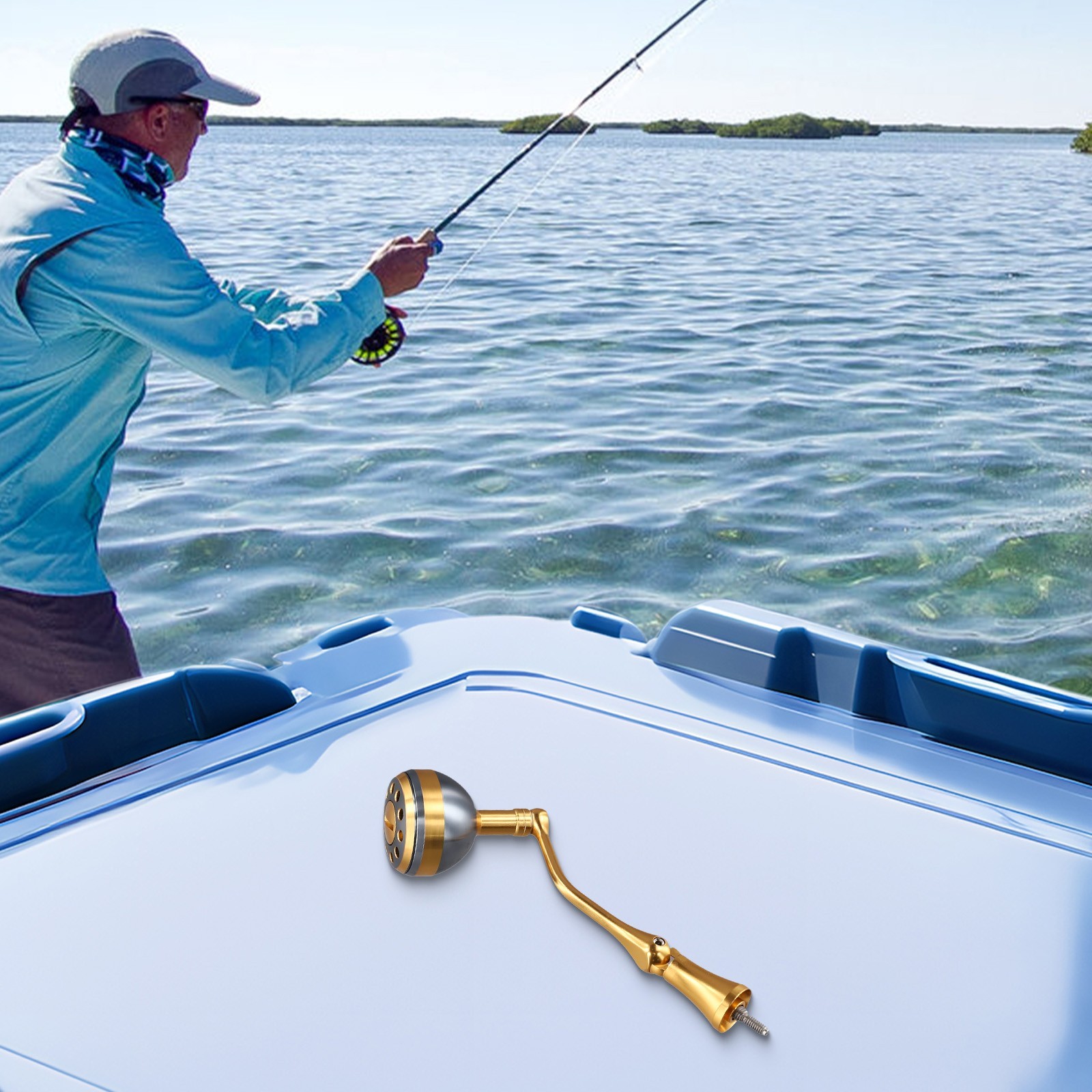 Premium Folding Rocking Handle for Spinner Reel Suitable for All Anglers
