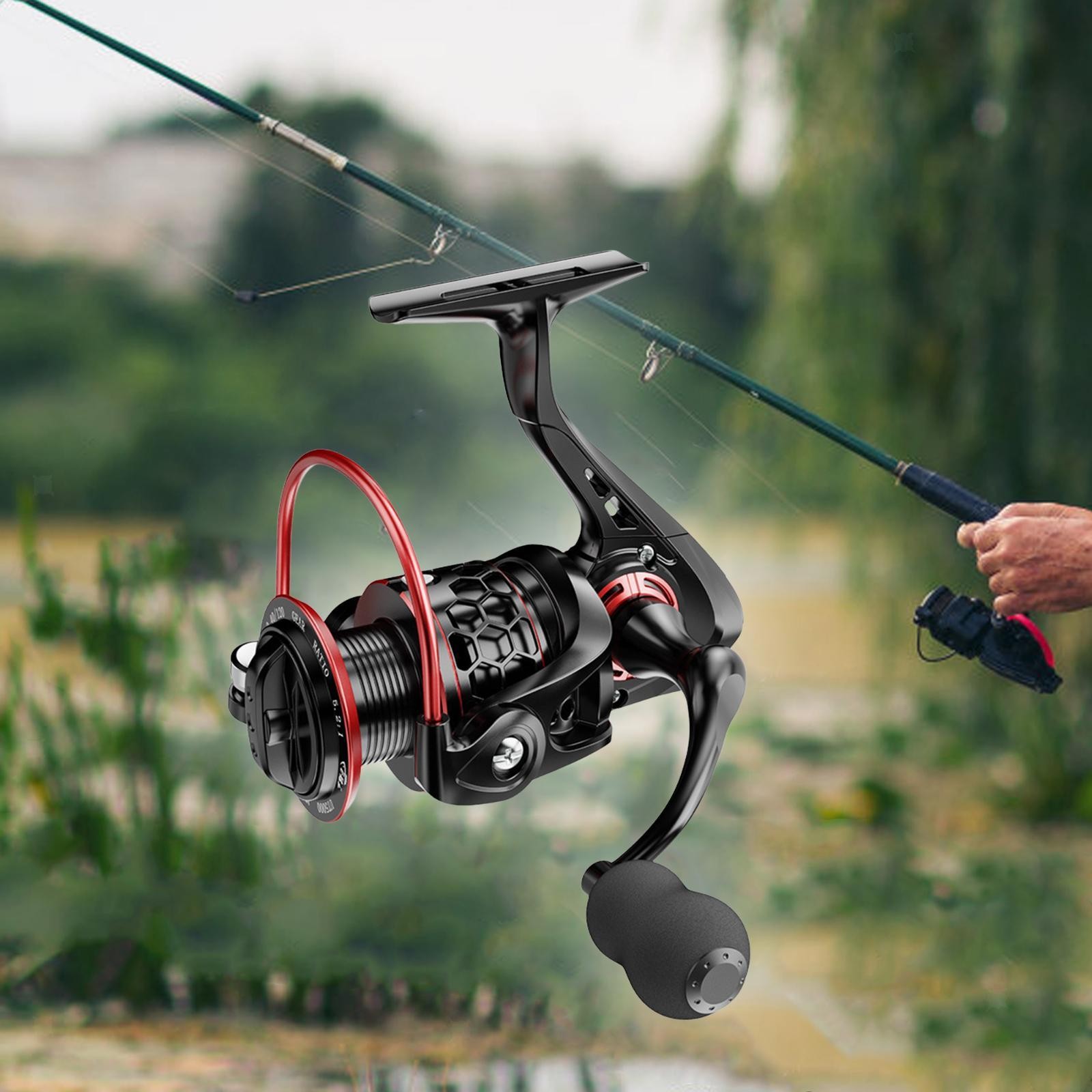Reel Ultralight Smooth Powerful for Left Right Hand Compact Aluminum Frame for