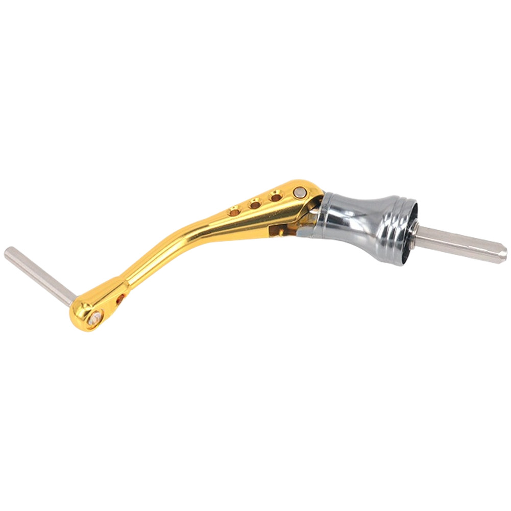 Modified CNC Metal Fishing Reel Handle Arm for S Brand 4 Angle Shaft 24.4/30mm
